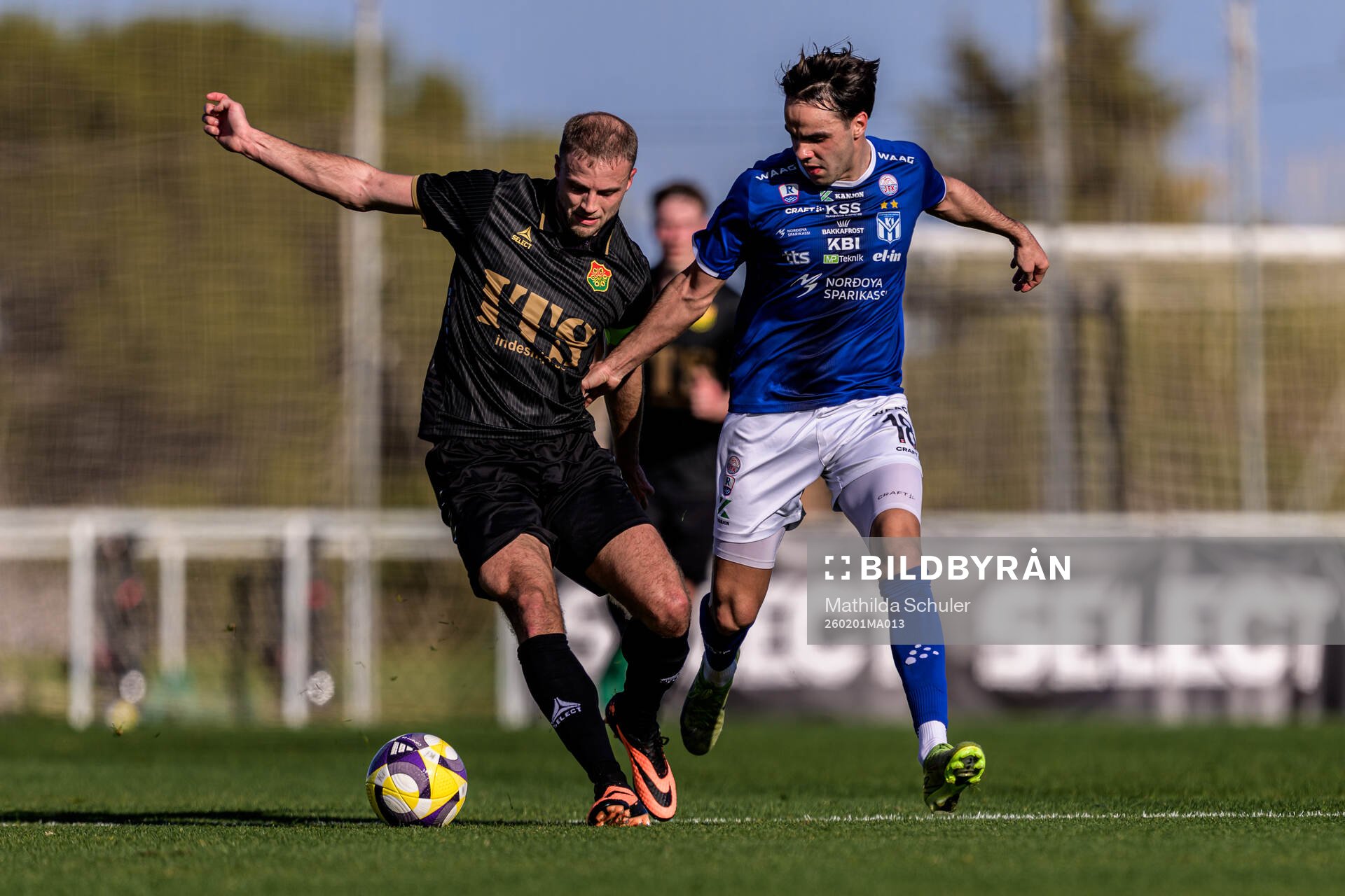 during the friendly football match between GAIS and Klaksvik