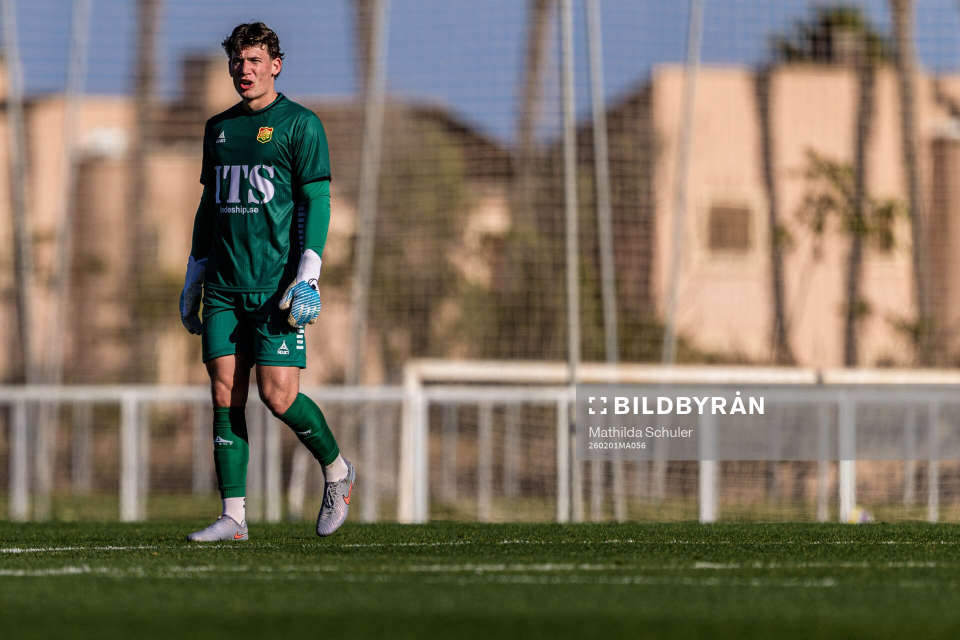 Goalkeeper Kees Sims of GAIS