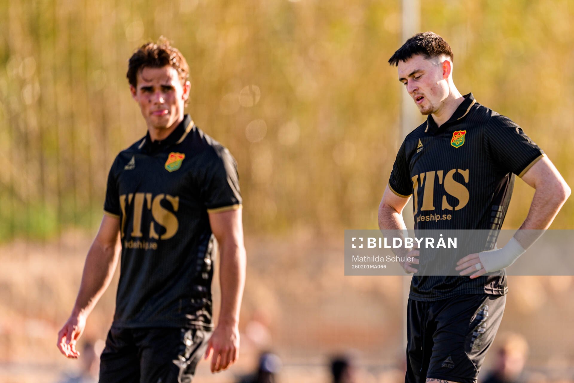 Samuel Salter of GAIS looks dejected