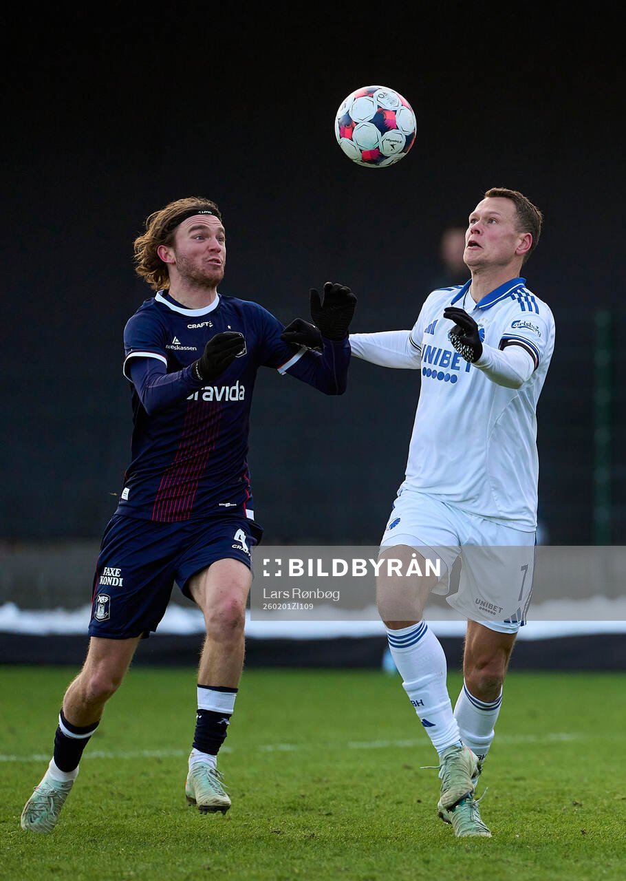 FREDERIKSBERG, DANMARK - 1. FEBRUAR 2026: Magnus Knudsen,