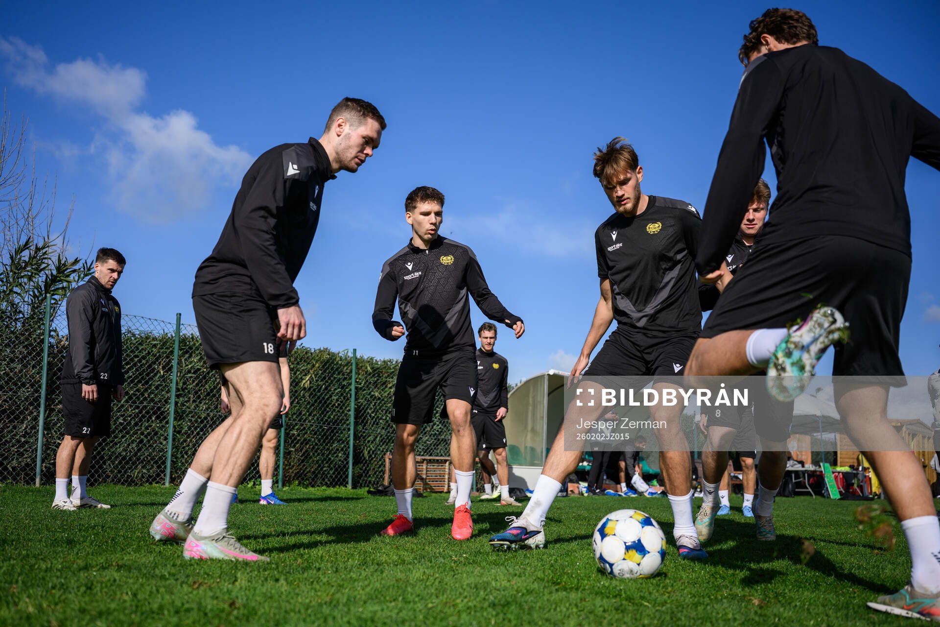 Mjällbys Jacob Bergström, Timo Stavitski och Ludvig
