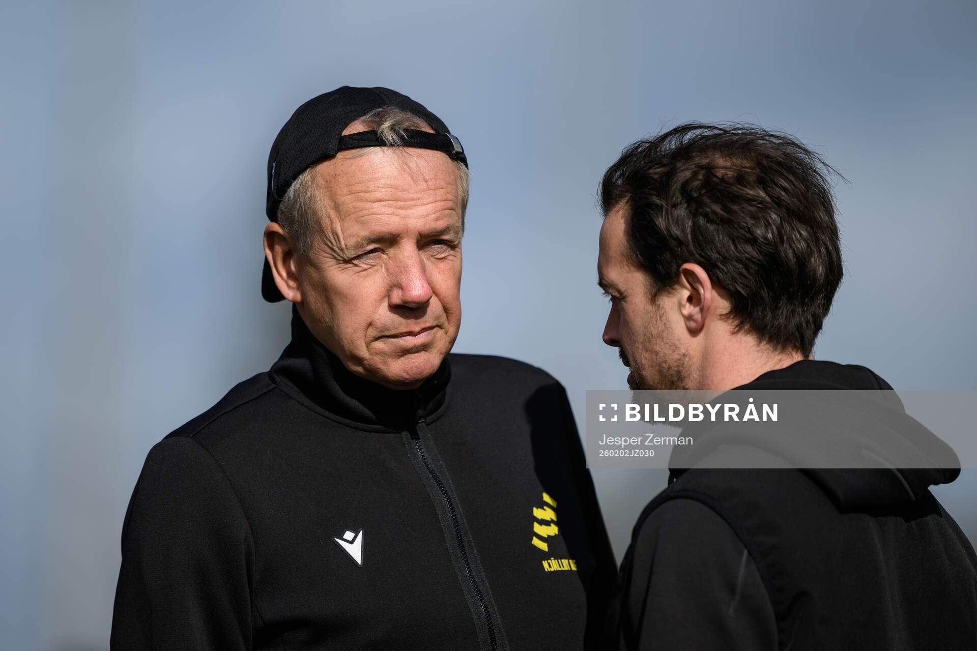Mjällbys sportchef Hasse Larsson och klubbchef Jacob