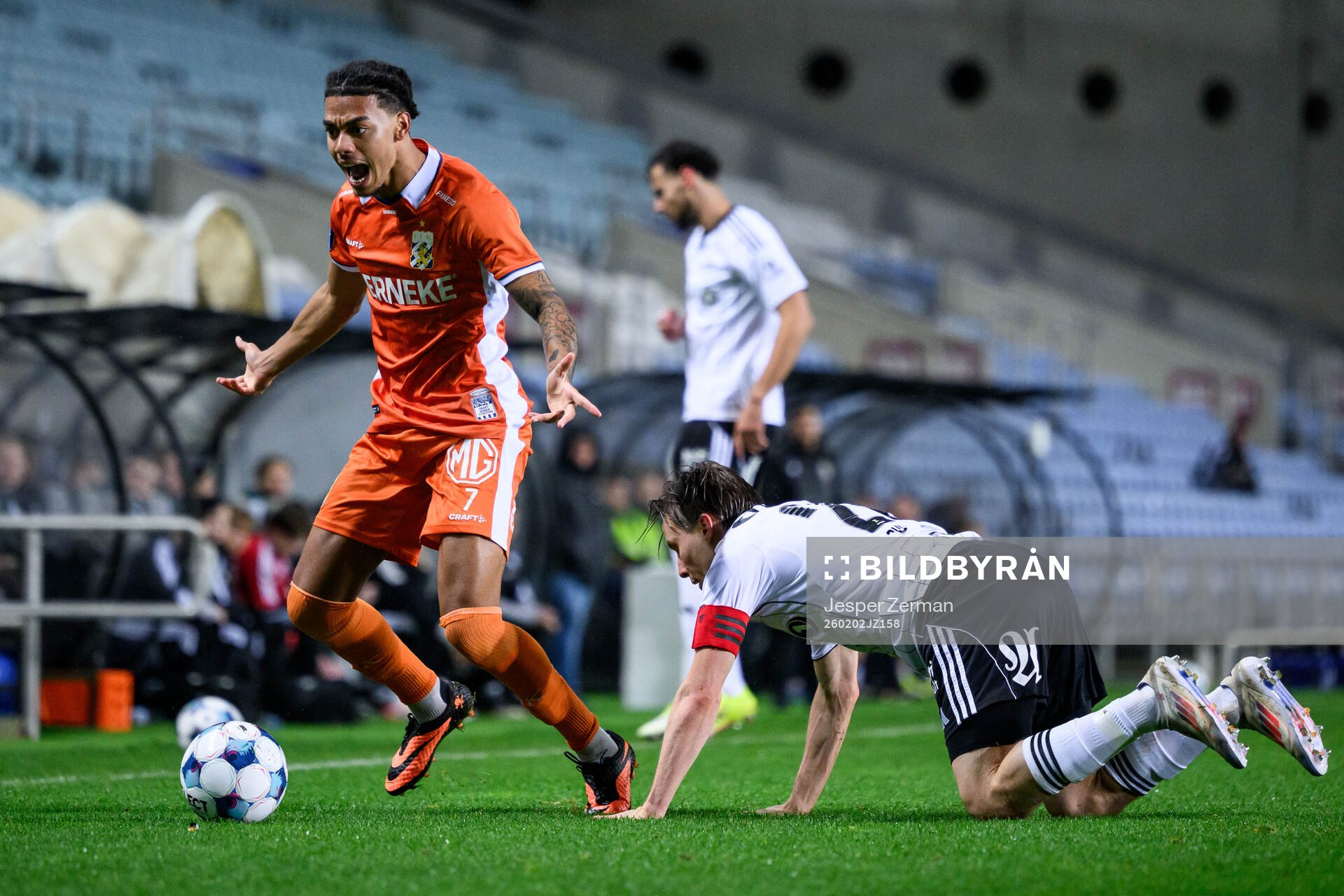 Sebastian Clemmensen of IFK Göteborg and Jonas Svensson of