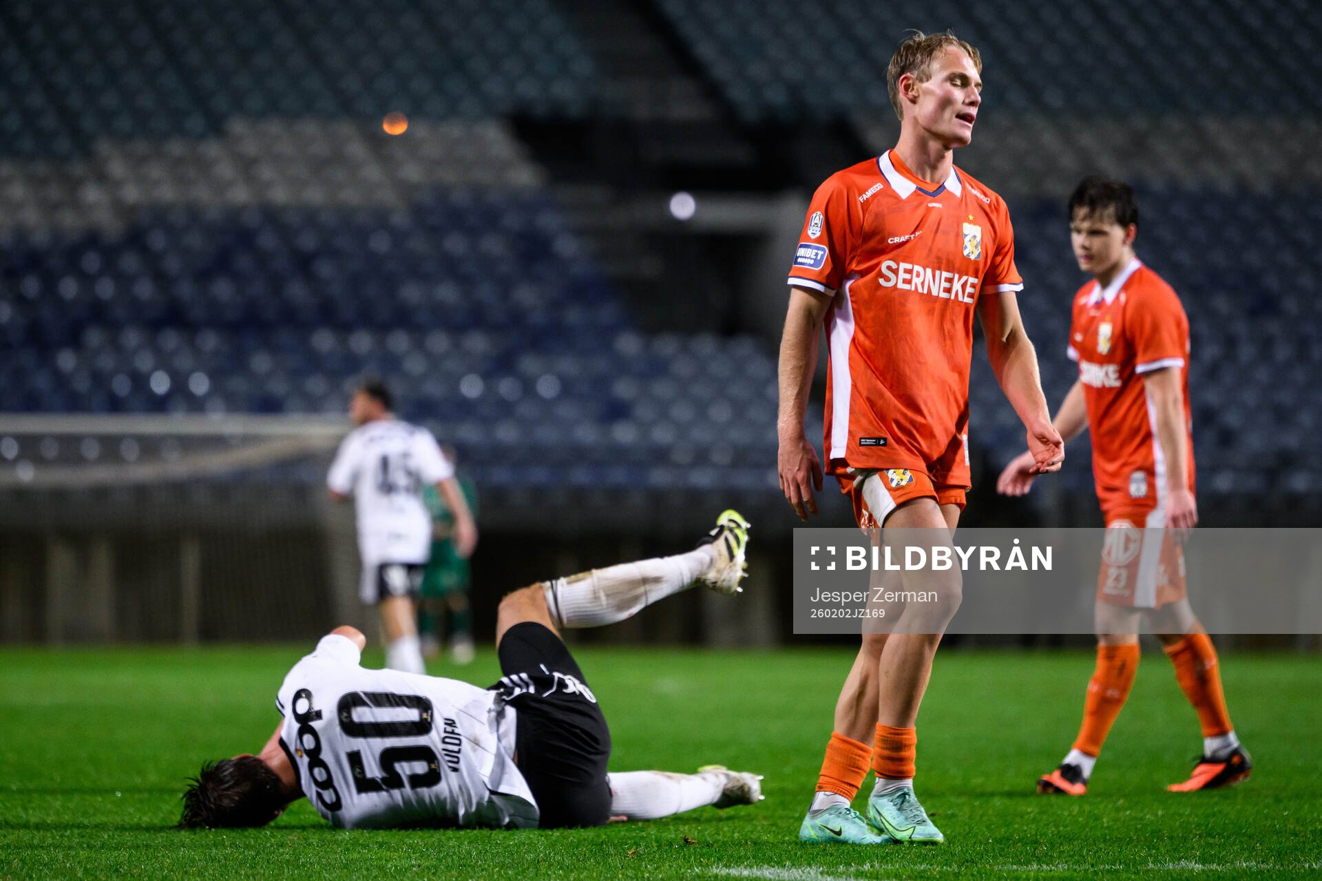 Håkon Volden of Rosenborg and Max Fenger of IFK Göteborg