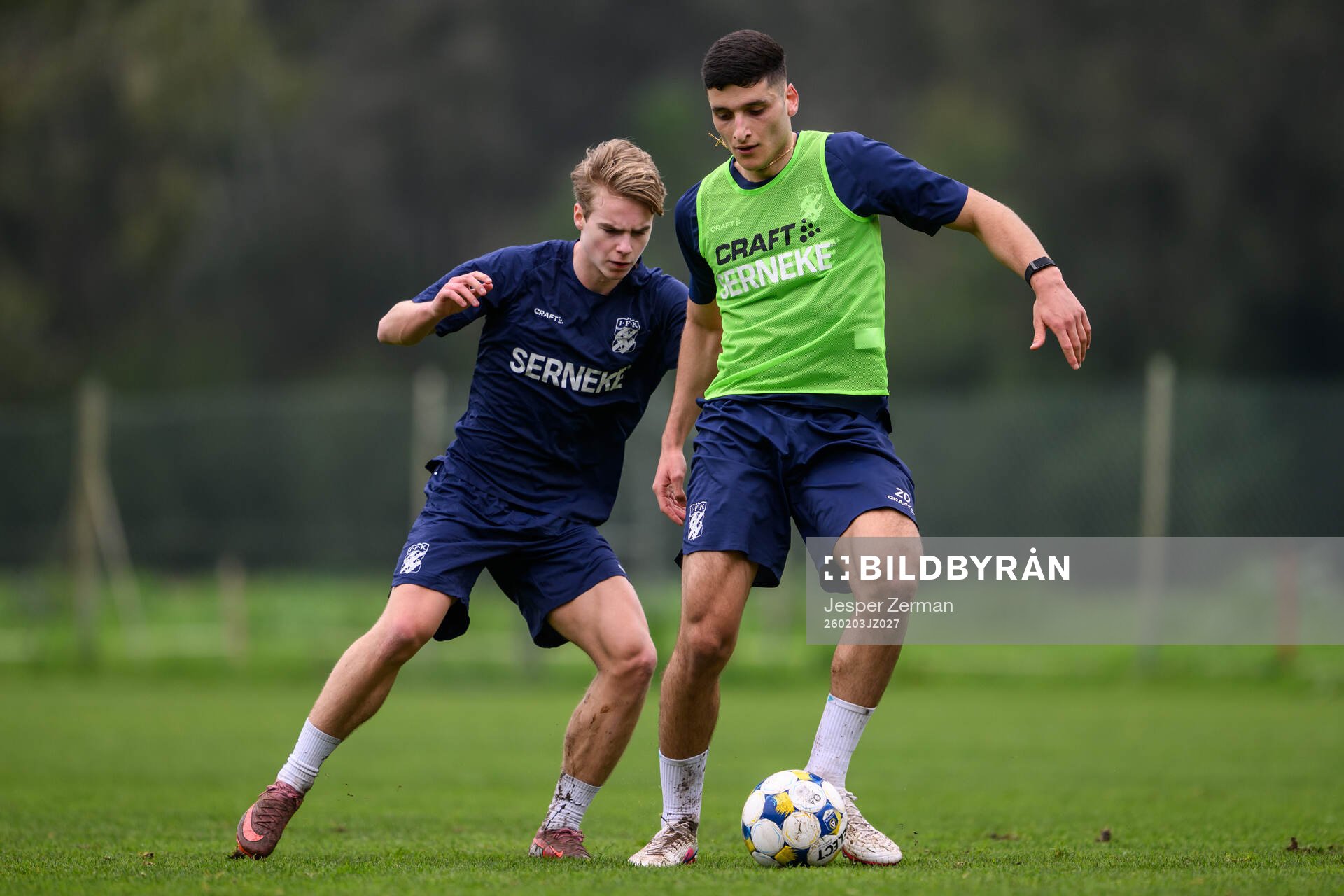 IFK Göteborgs Wilmer Henriksson och Gabriel Ersoy