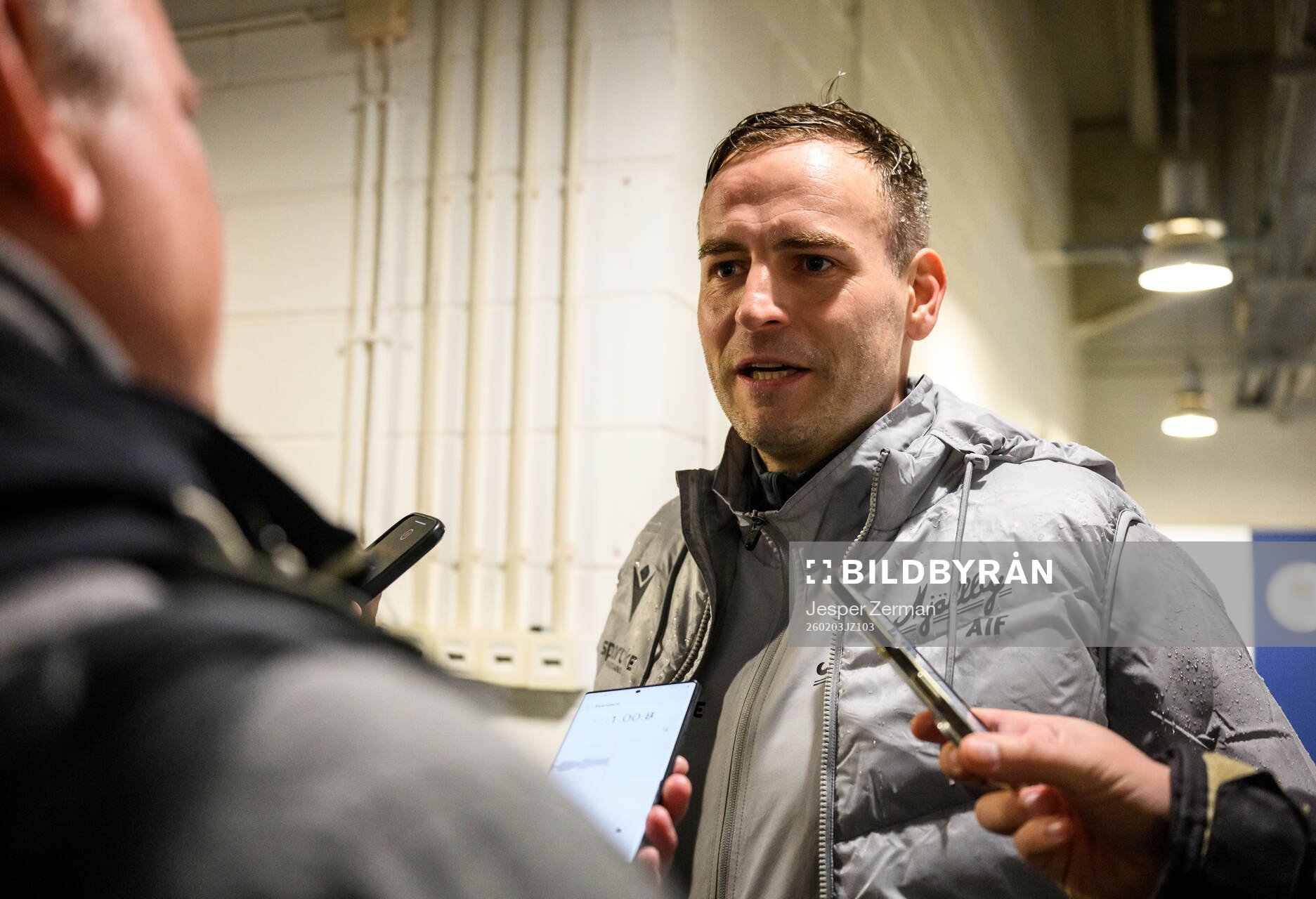 Coach Karl Marius Aksum of Mjällby