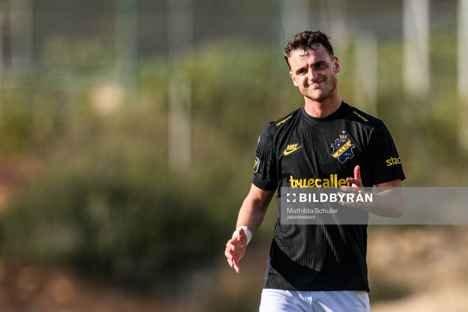 Áron Csongvai of AIK looks dejected