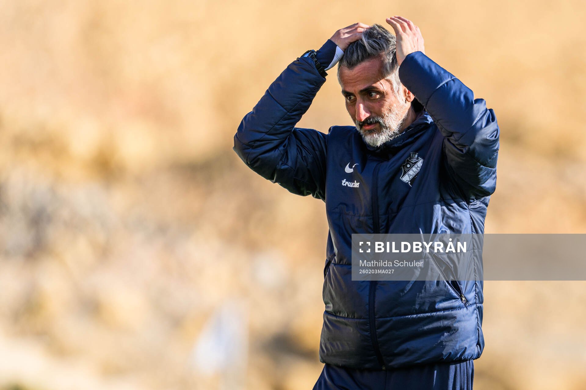 Coach José Riveiro of AIK