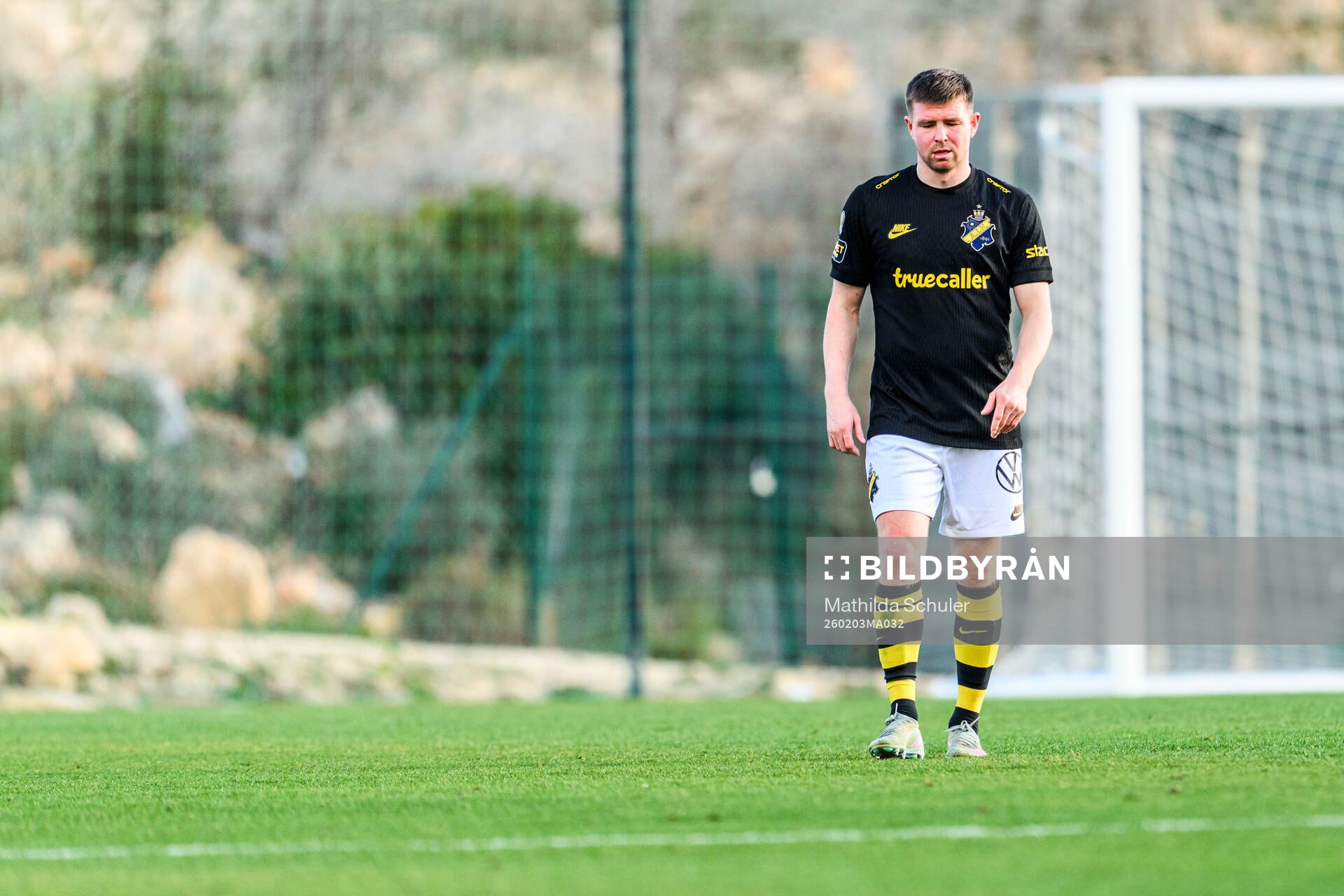 Mads Døhr Thychosen of AIK looks dejected