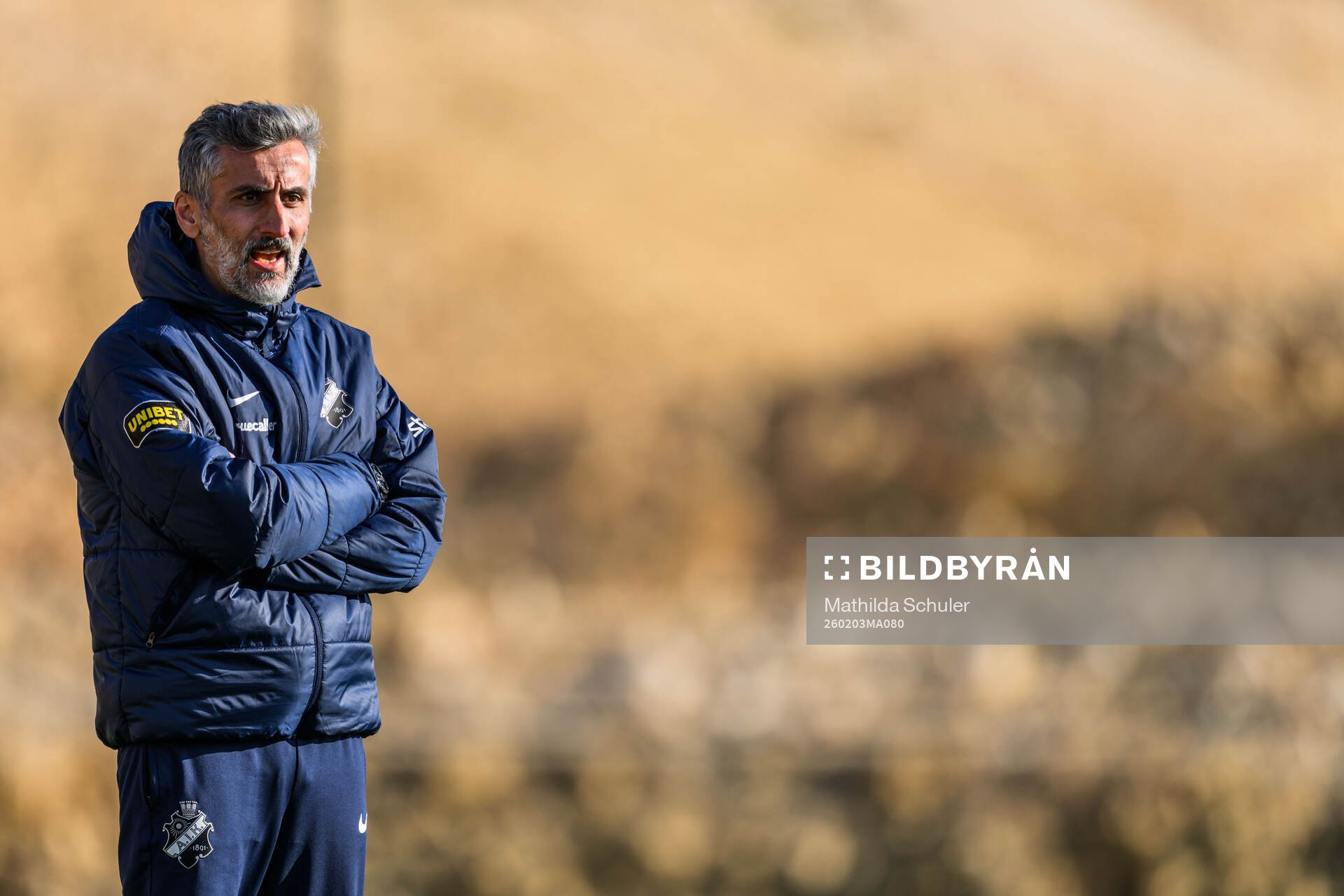 Coach José Riveiro of AIK