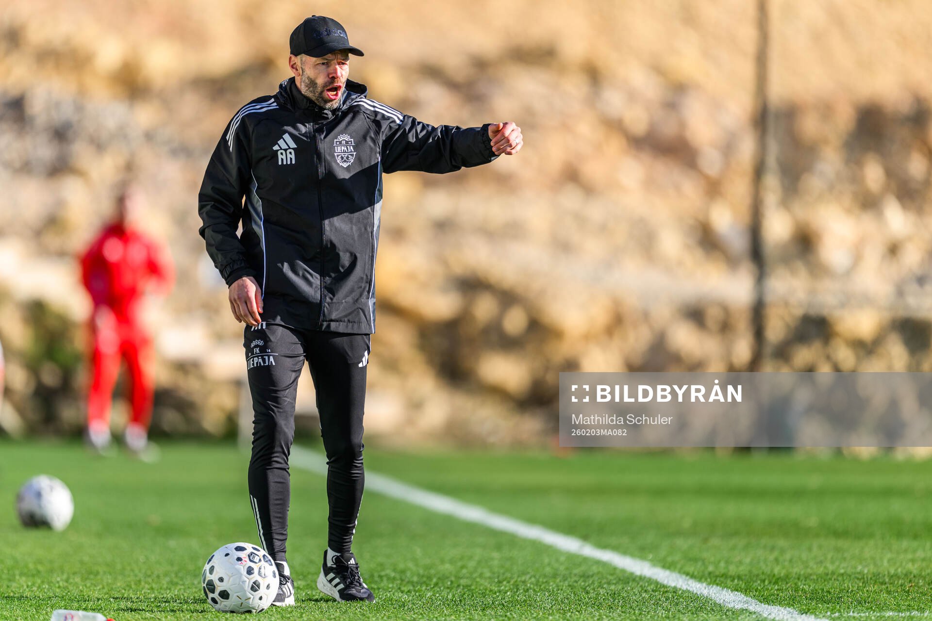 Coach Andreas Alm of Liepaja