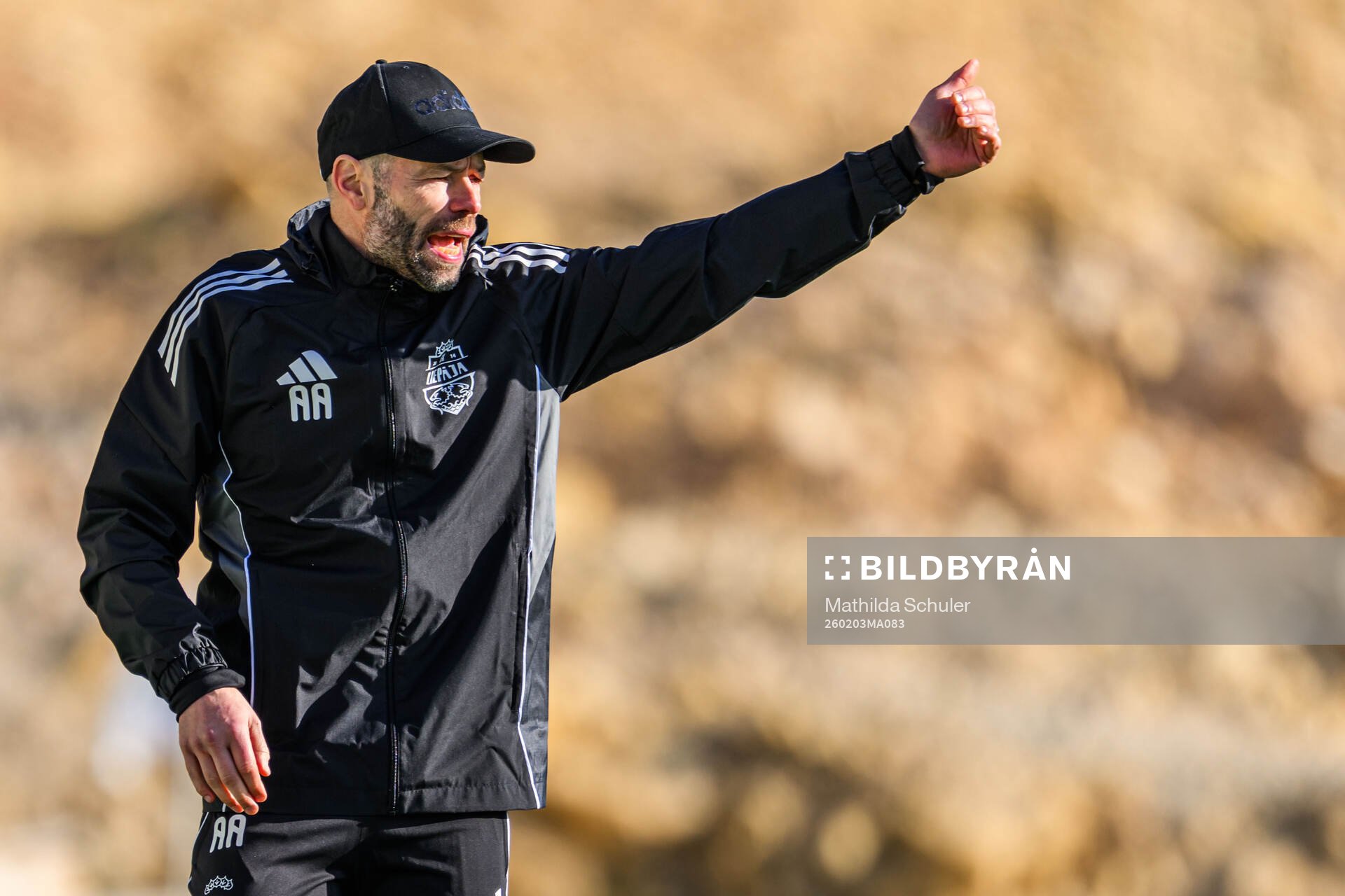 Coach Andreas Alm of Liepaja