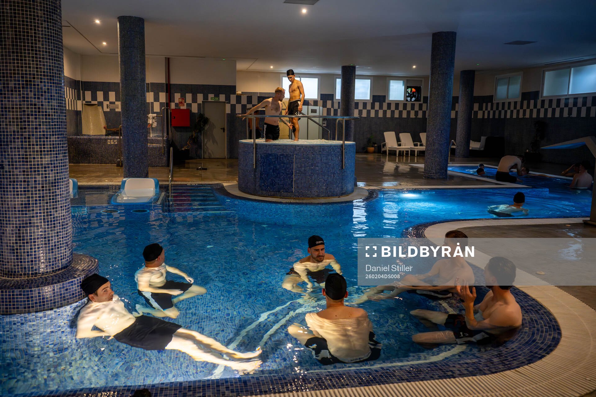 Laget är på spa