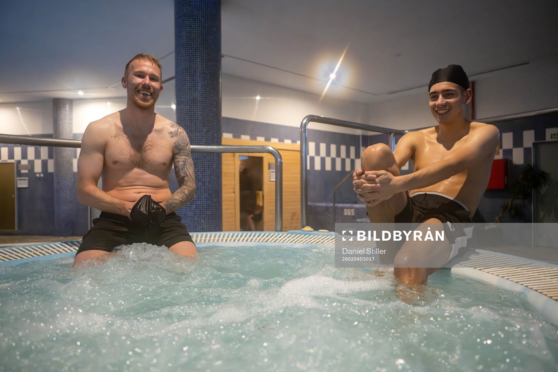 Mikkel Rygaard Jensen och Danilo Al-Saed är på spa
