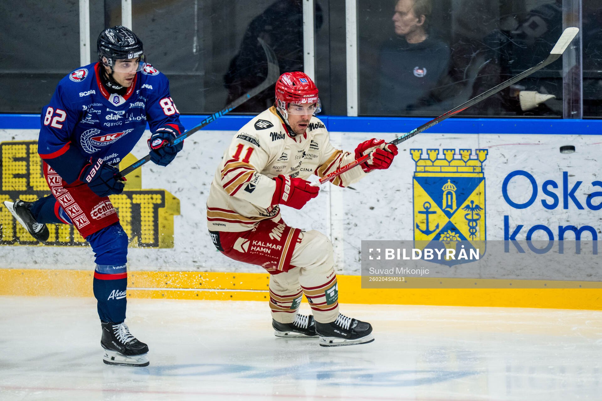 Oskarshamns Marc Olivier Duquette och Kalmars Mathias Wigley