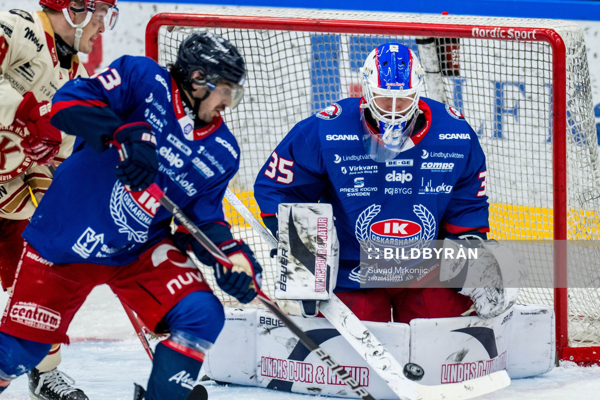 Oskarshamns målvakt Olof Glifford