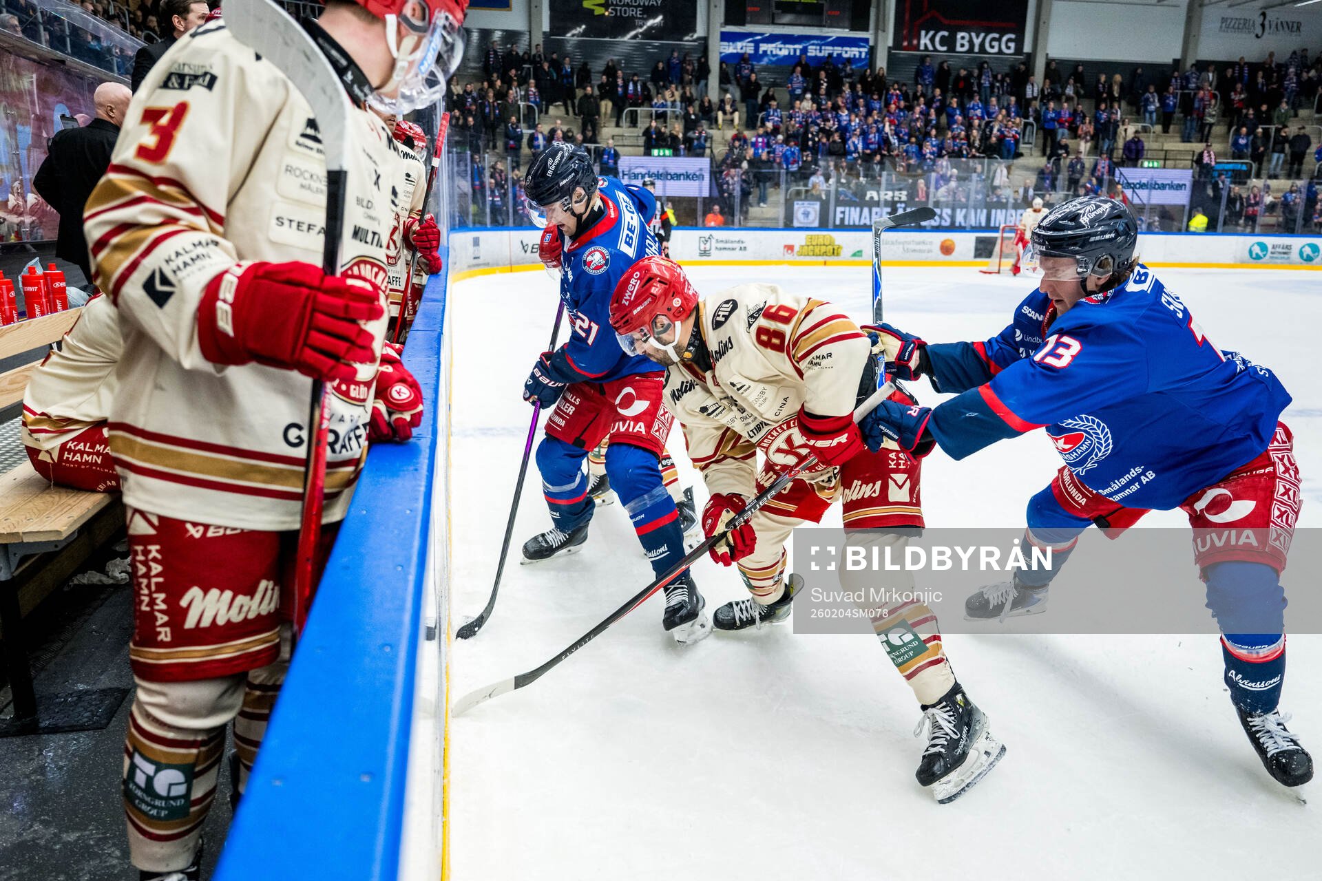 Kalmars Giorgio Estephan och Oskarshamns Joel Svensson
