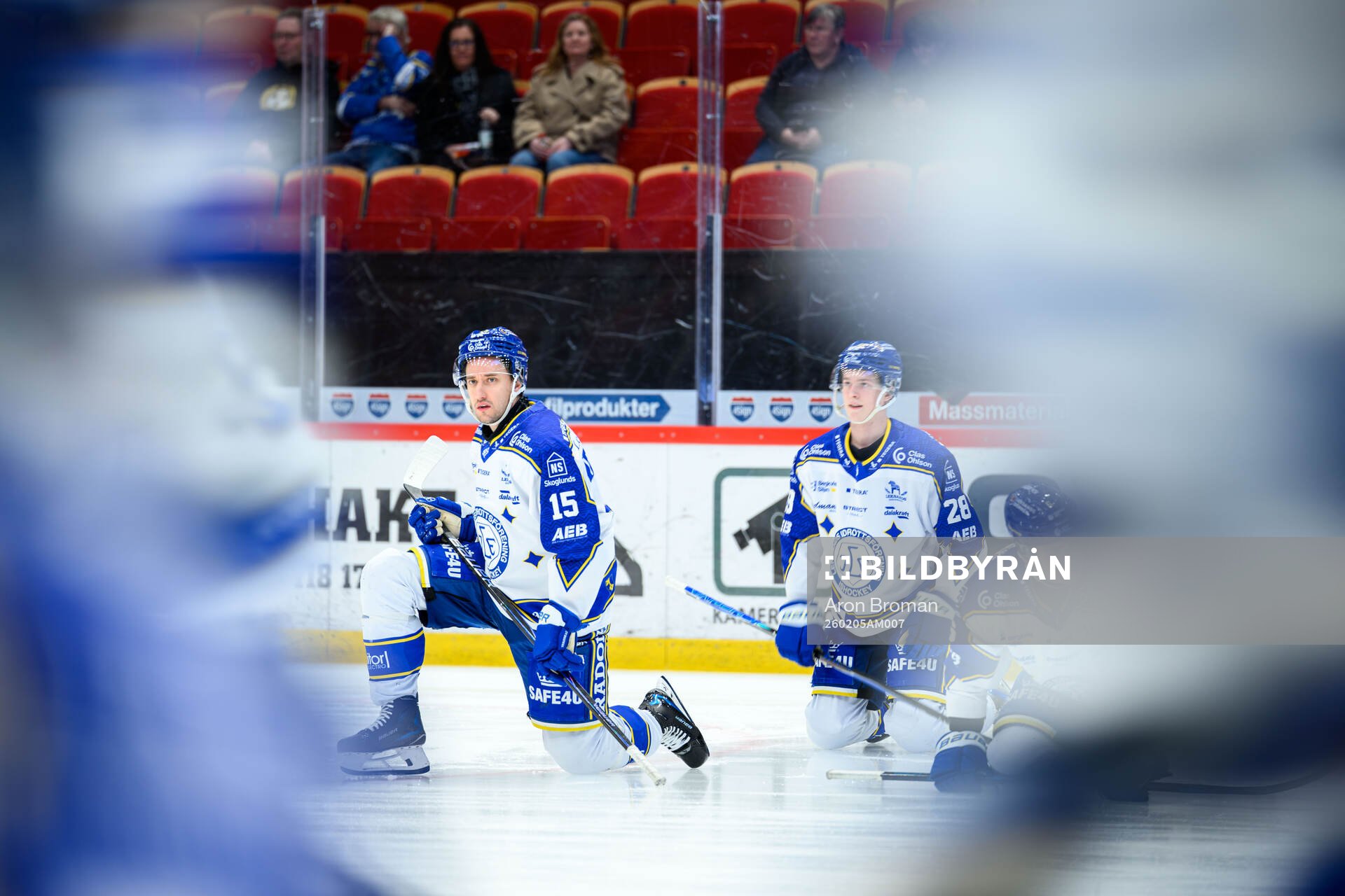 Leksands Max Veronneau och Victor Johansson