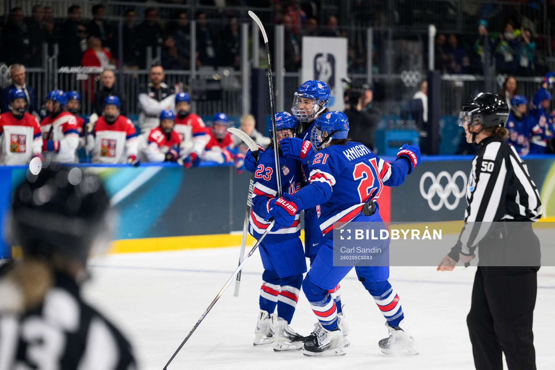 Megan Keller of USA celebrates the 1-0 goal in the women's