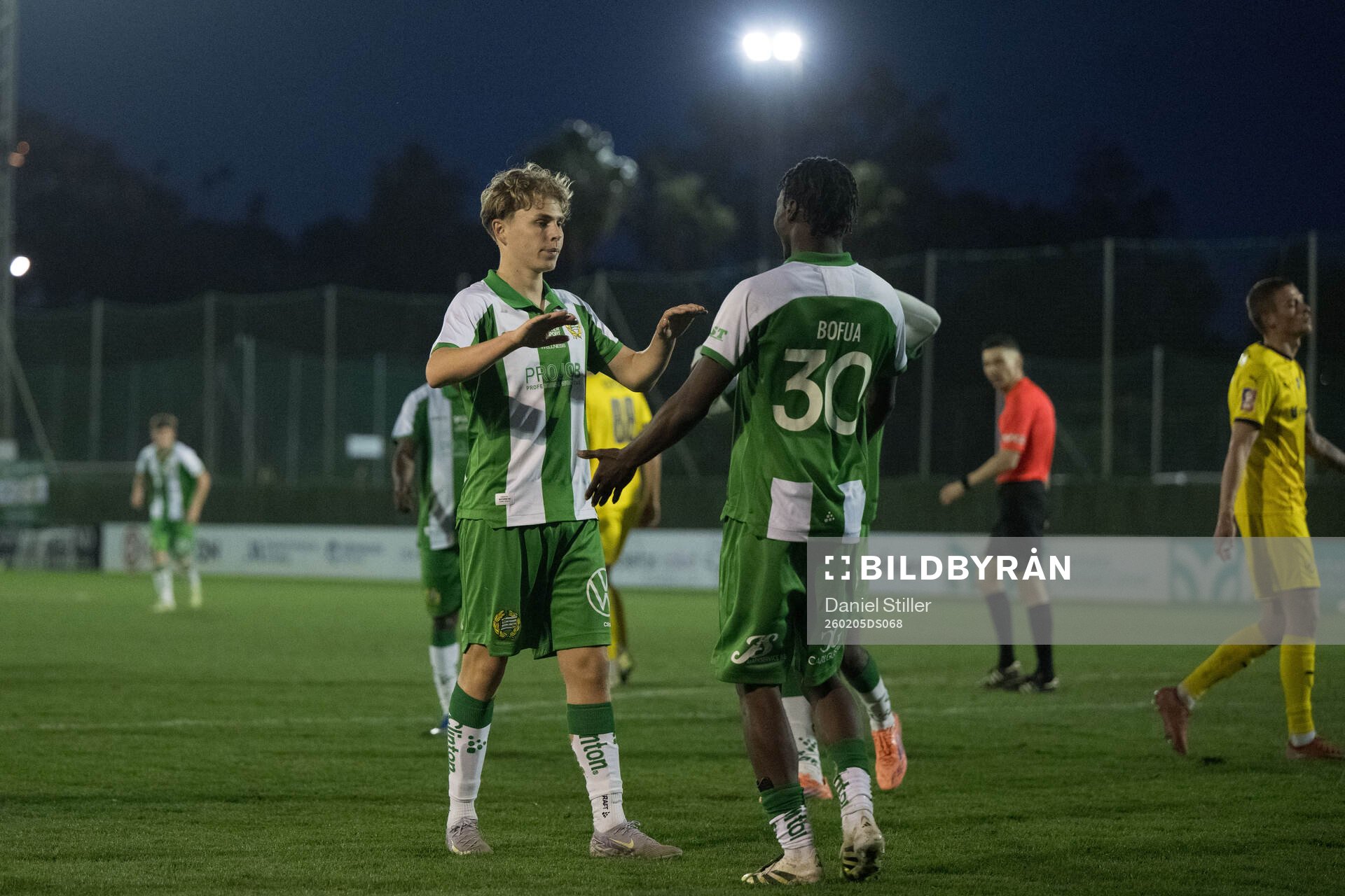 Hammarbys Wilson Lindberg Uhrström jublar