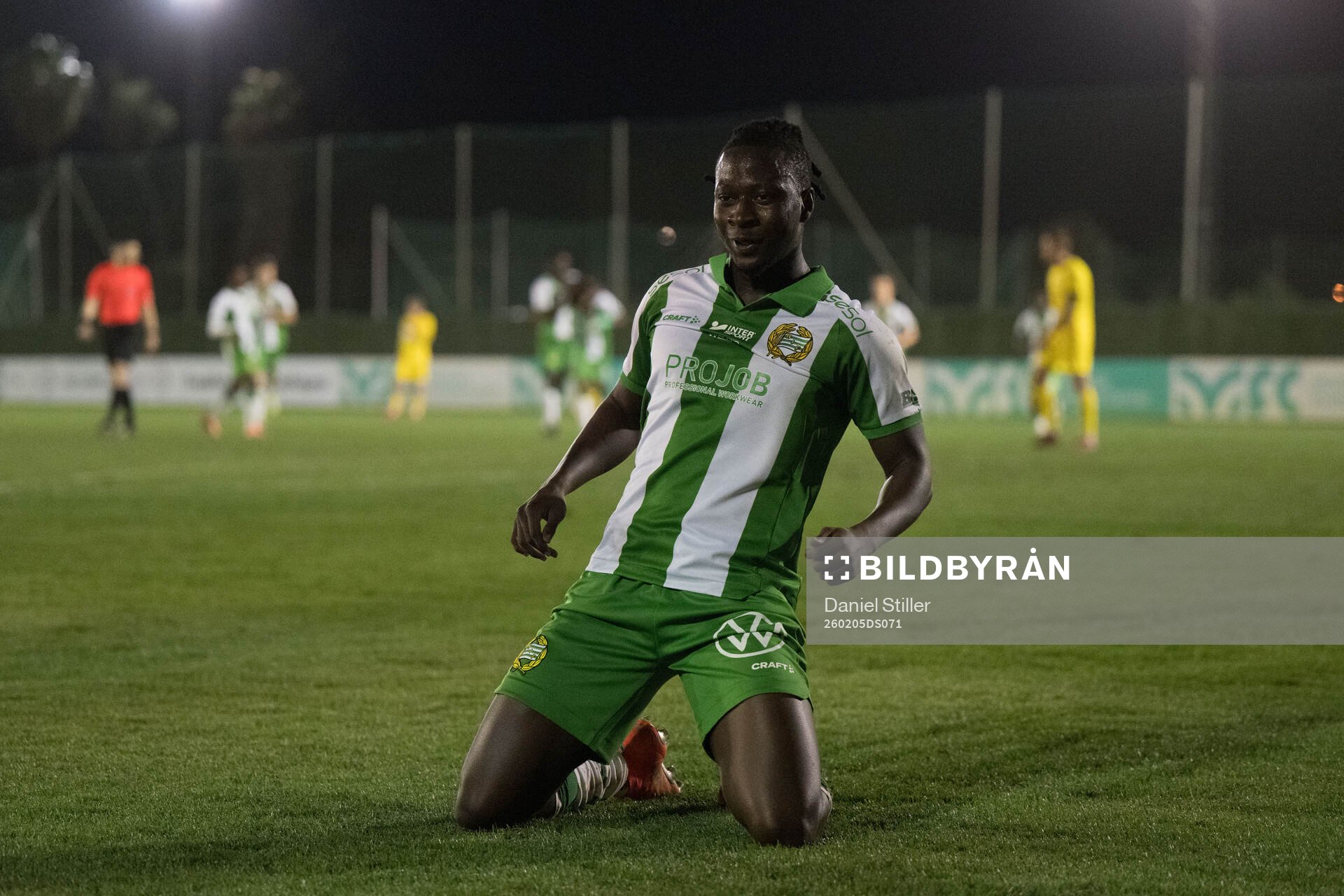 Hammarbys Moise Elohim Victoire Kabore jublar