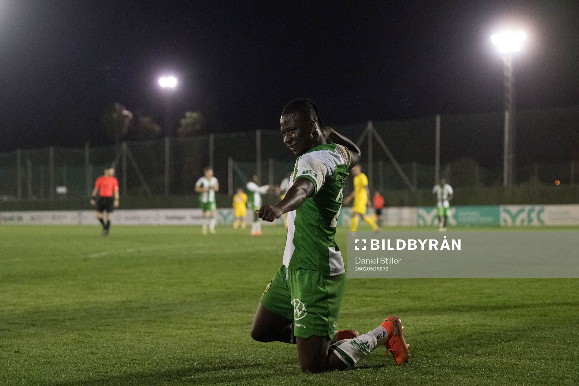 Hammarbys Moise Elohim Victoire Kabore jublar