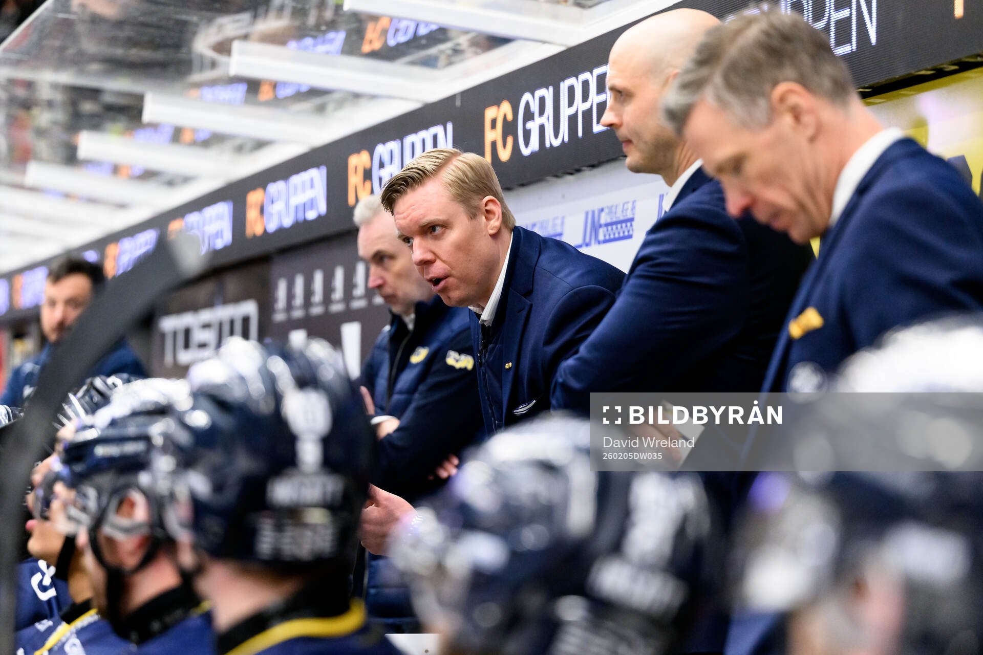 HV71s tränare Anton Blomqvist