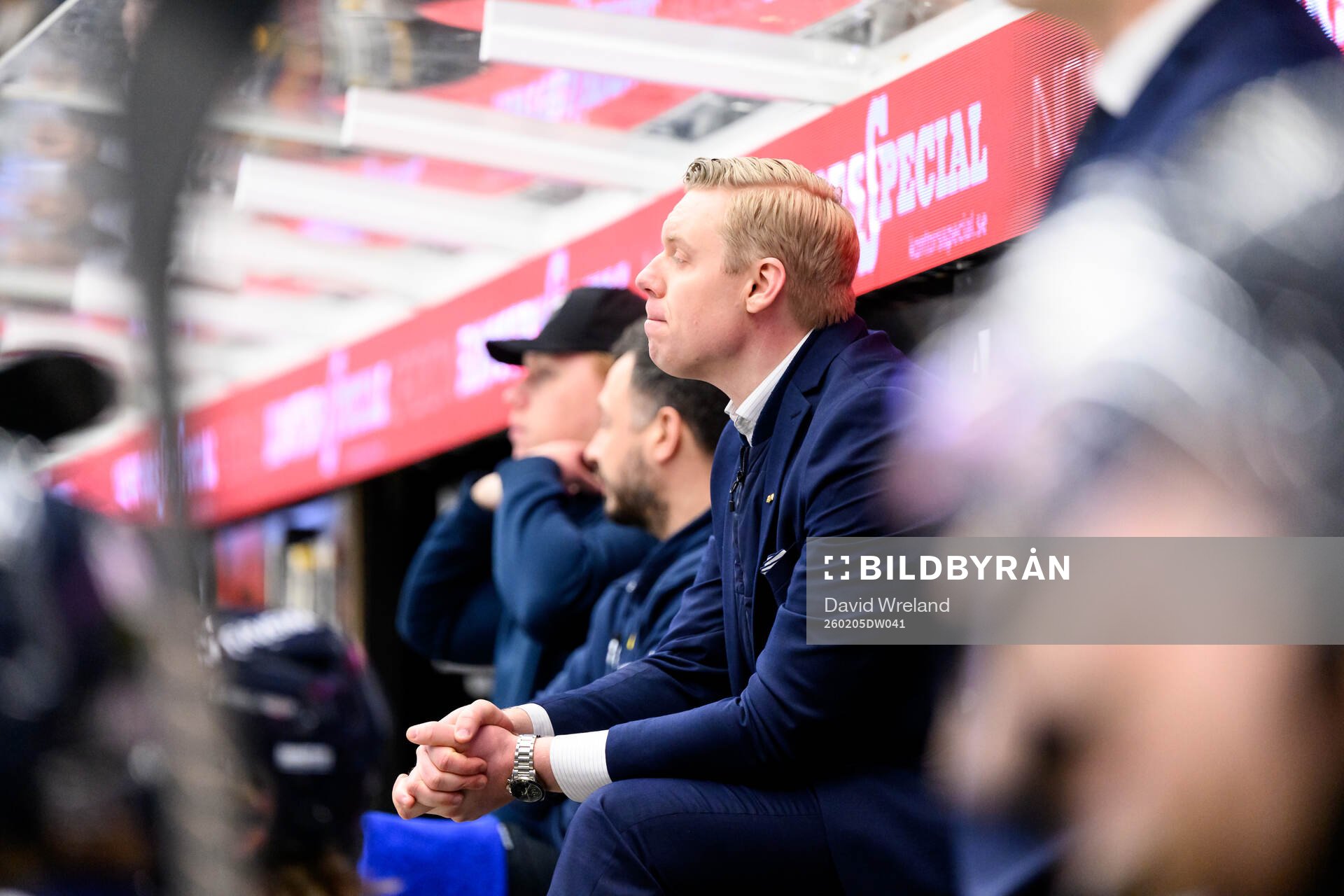 HV71s tränare Anton Blomqvist
