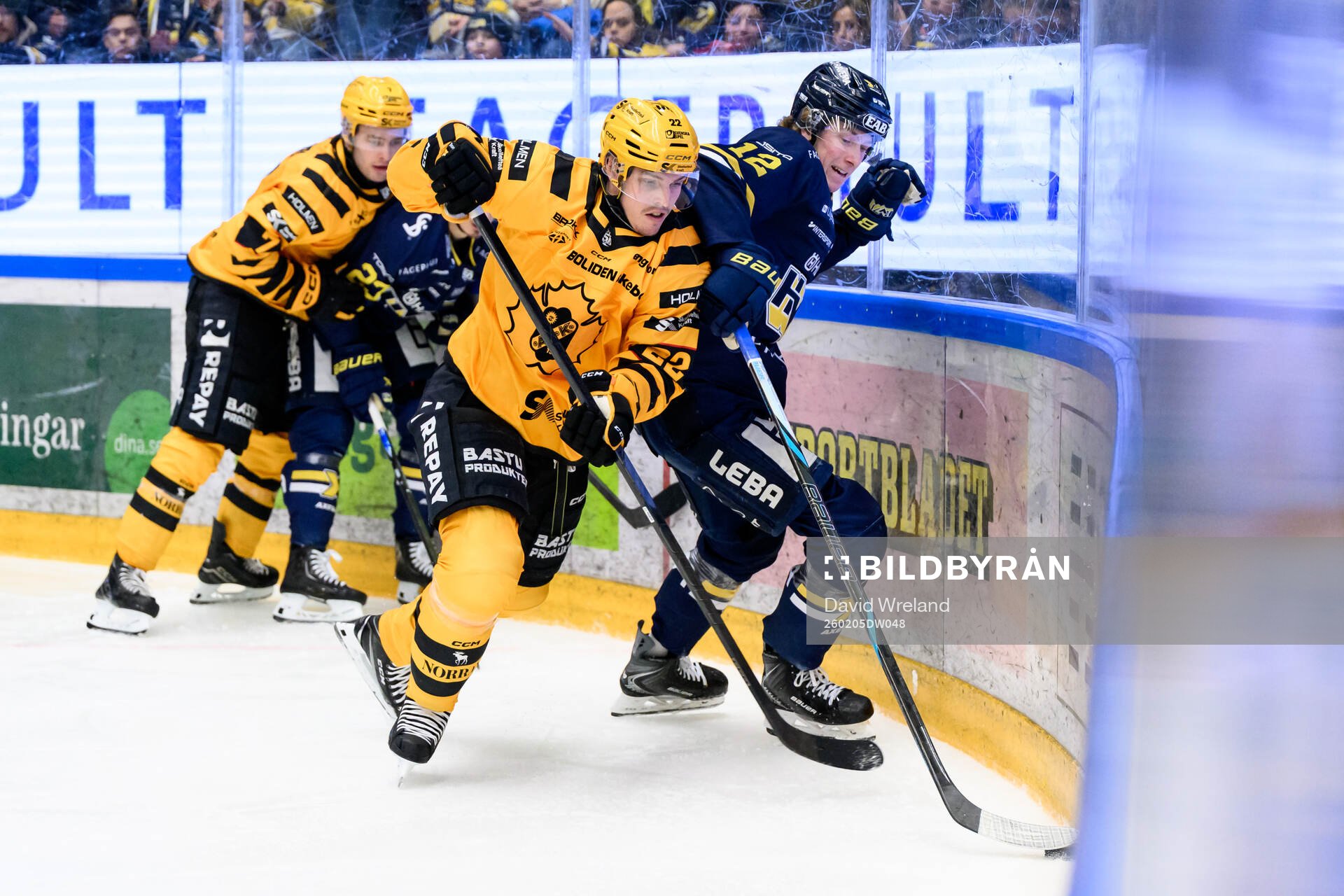 Skellefteås Jonathan Johnson och HV71s Wille Magnertoft