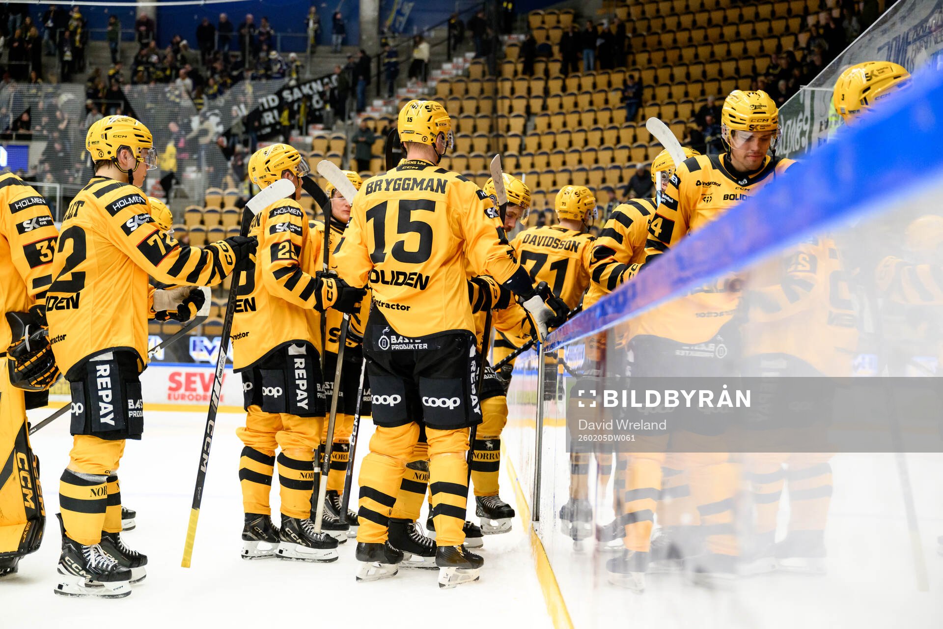 Skellefteås spelare jublar