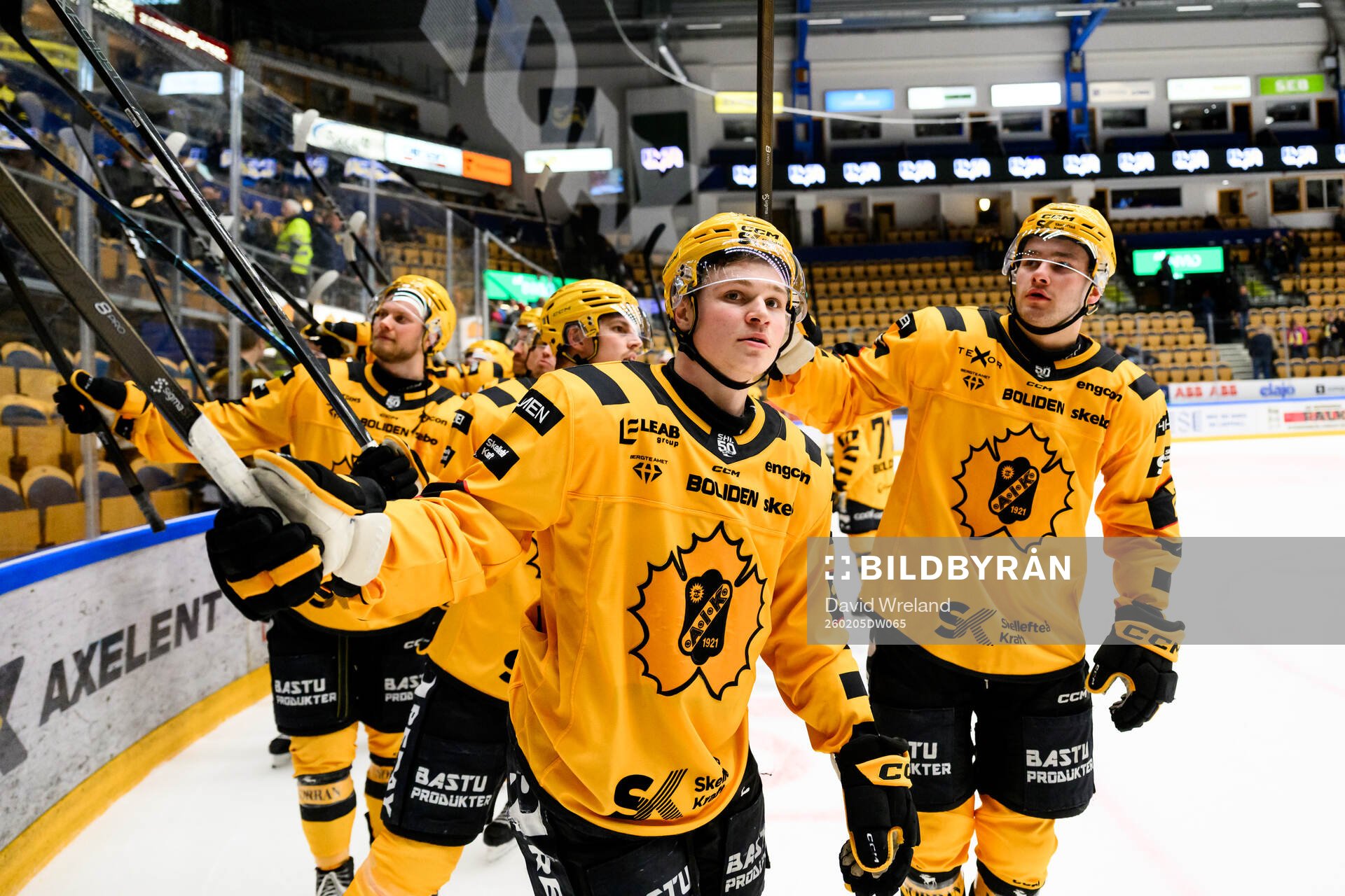 Skellefteås spelare jublar