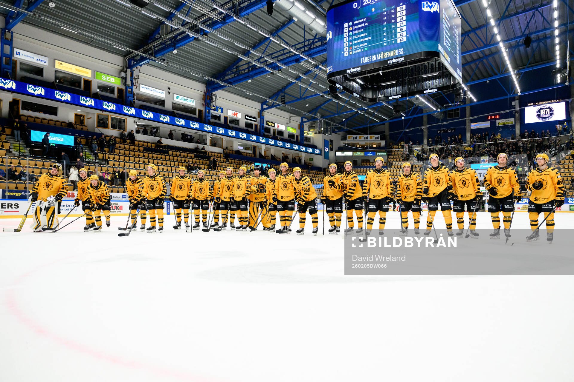 Skellefteås spelare jublar