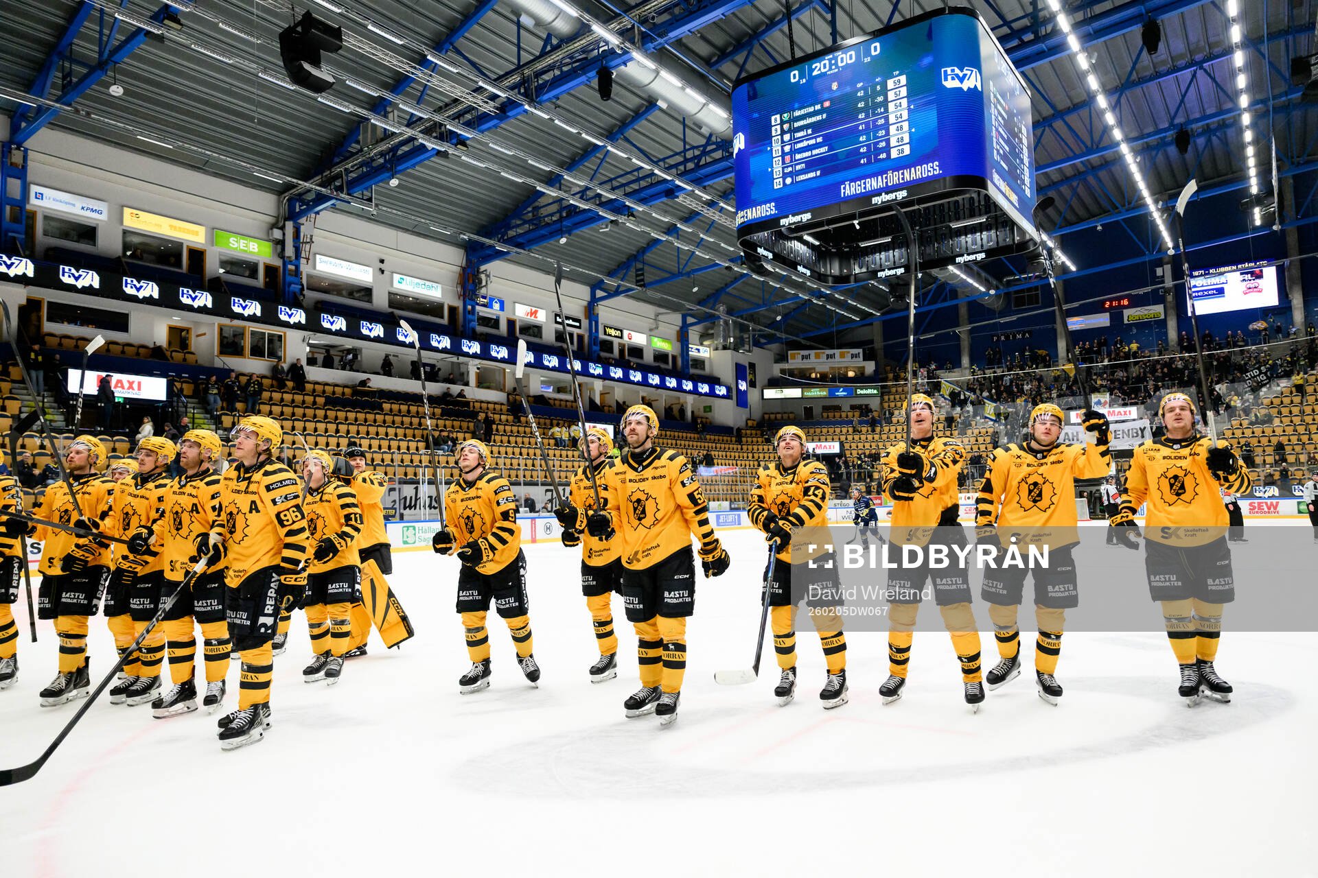 Skellefteås spelare jublar