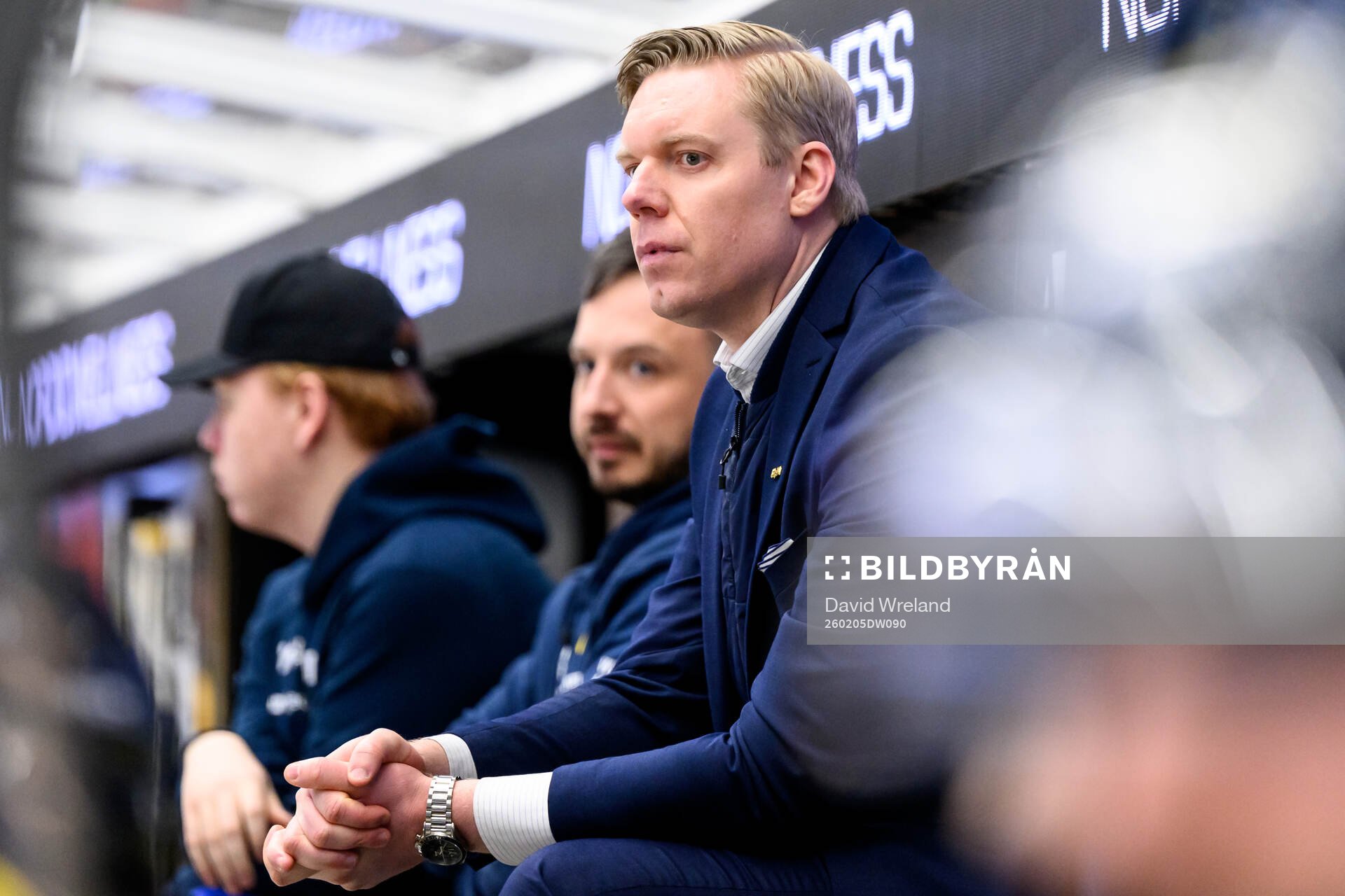 HV71s tränare Anton Blomqvist