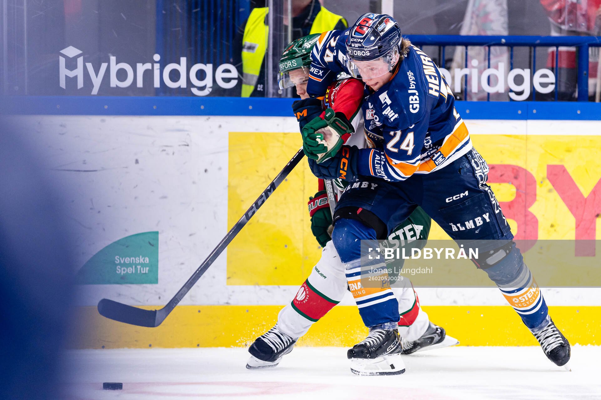 Frölundas Dominik Egli och Växjös Karl Henriksson