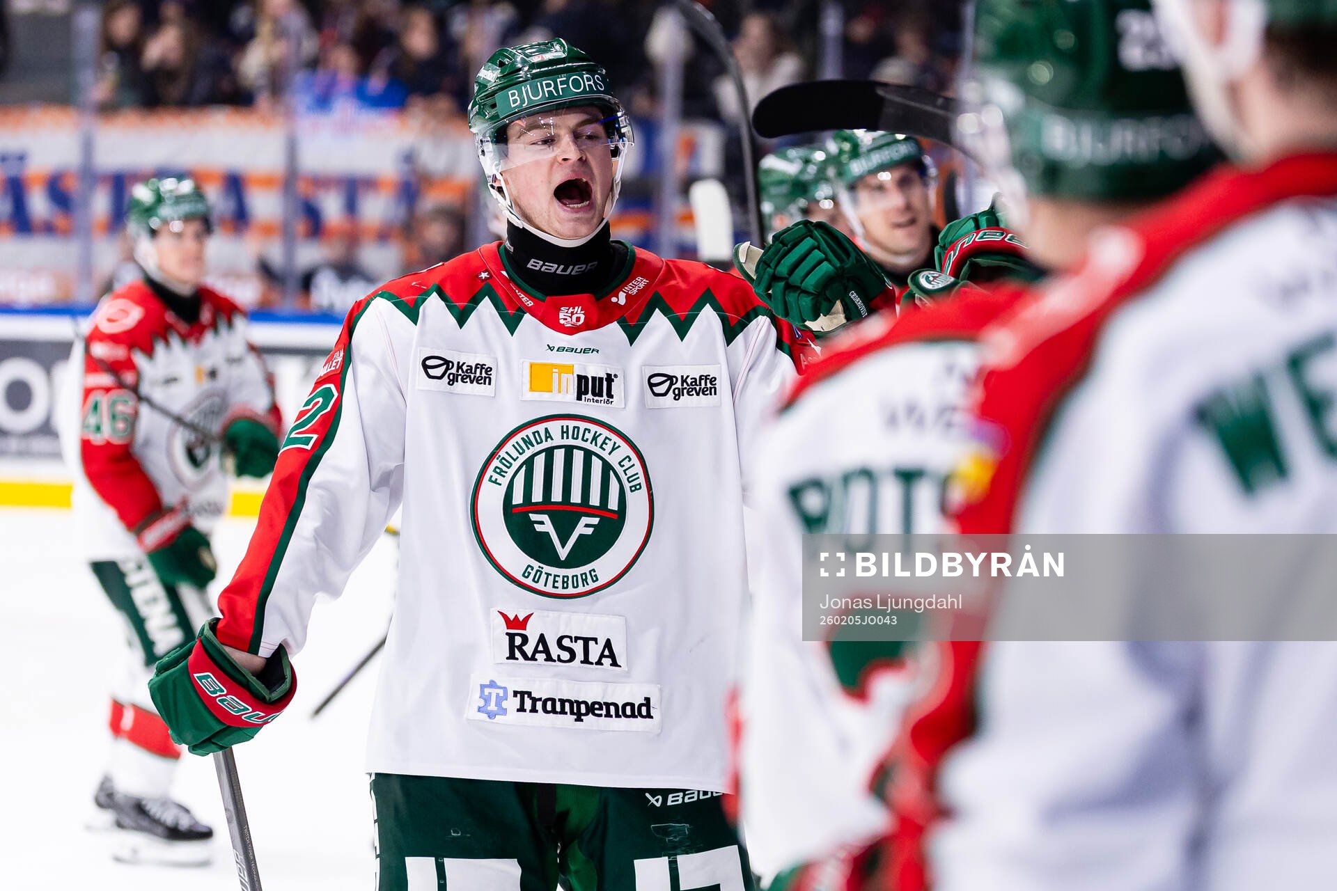 Frölundas Filip Cederqvist jublar