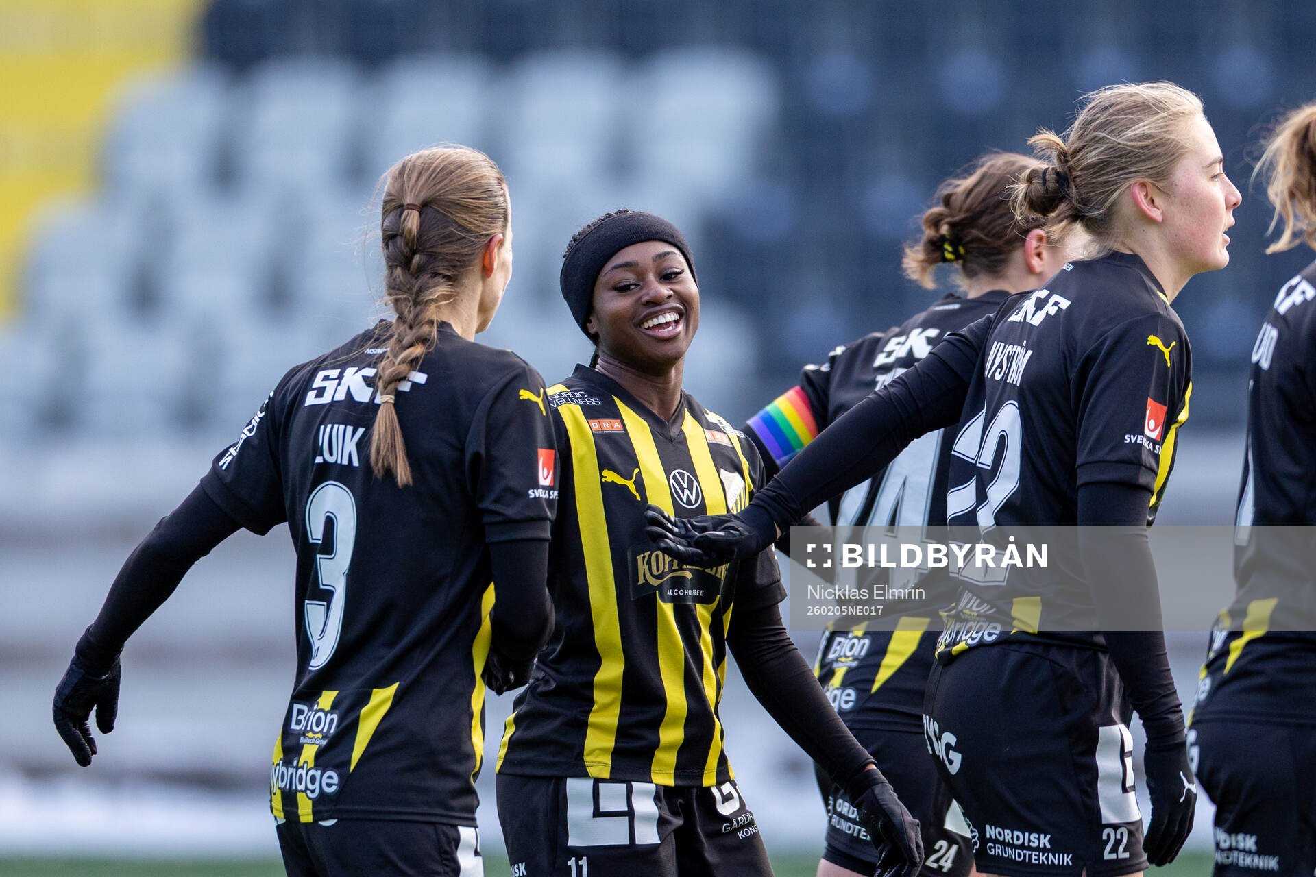 Häckens Monca Jusu Bah jublar