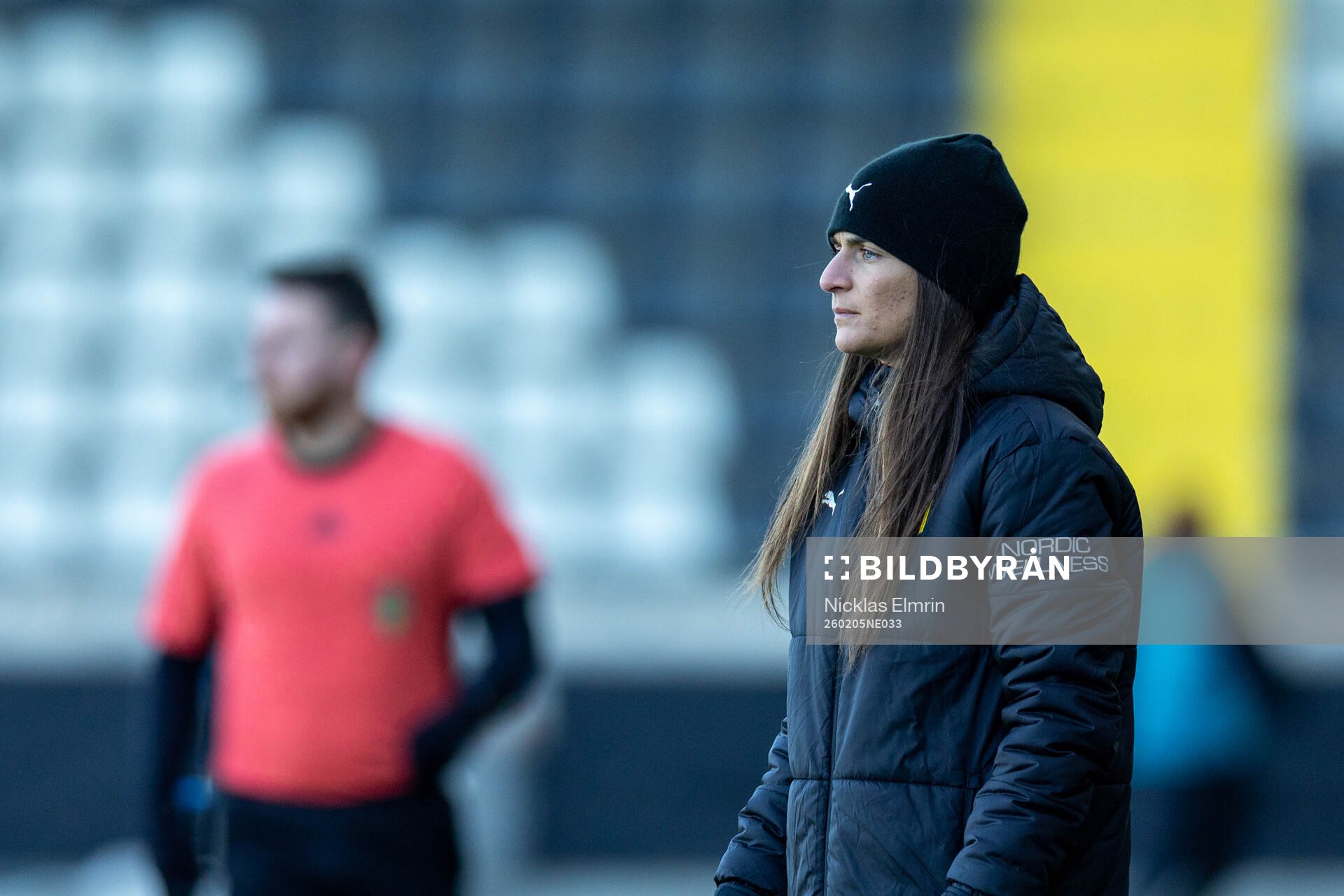 Häckens tränare Elena Sadiku