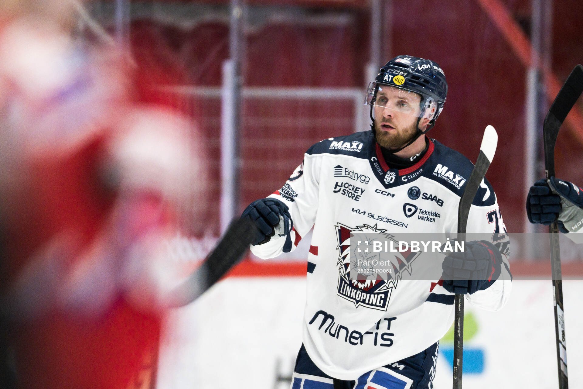 Linköpings Robin Kovacs jublar