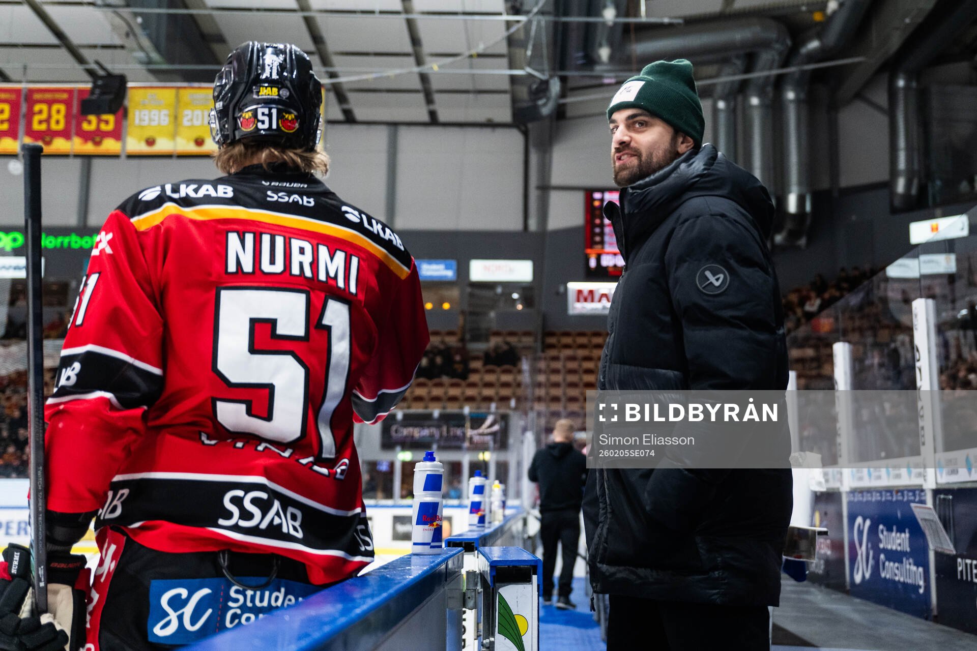 Luleås Markus Nurmi och Frederic Allard