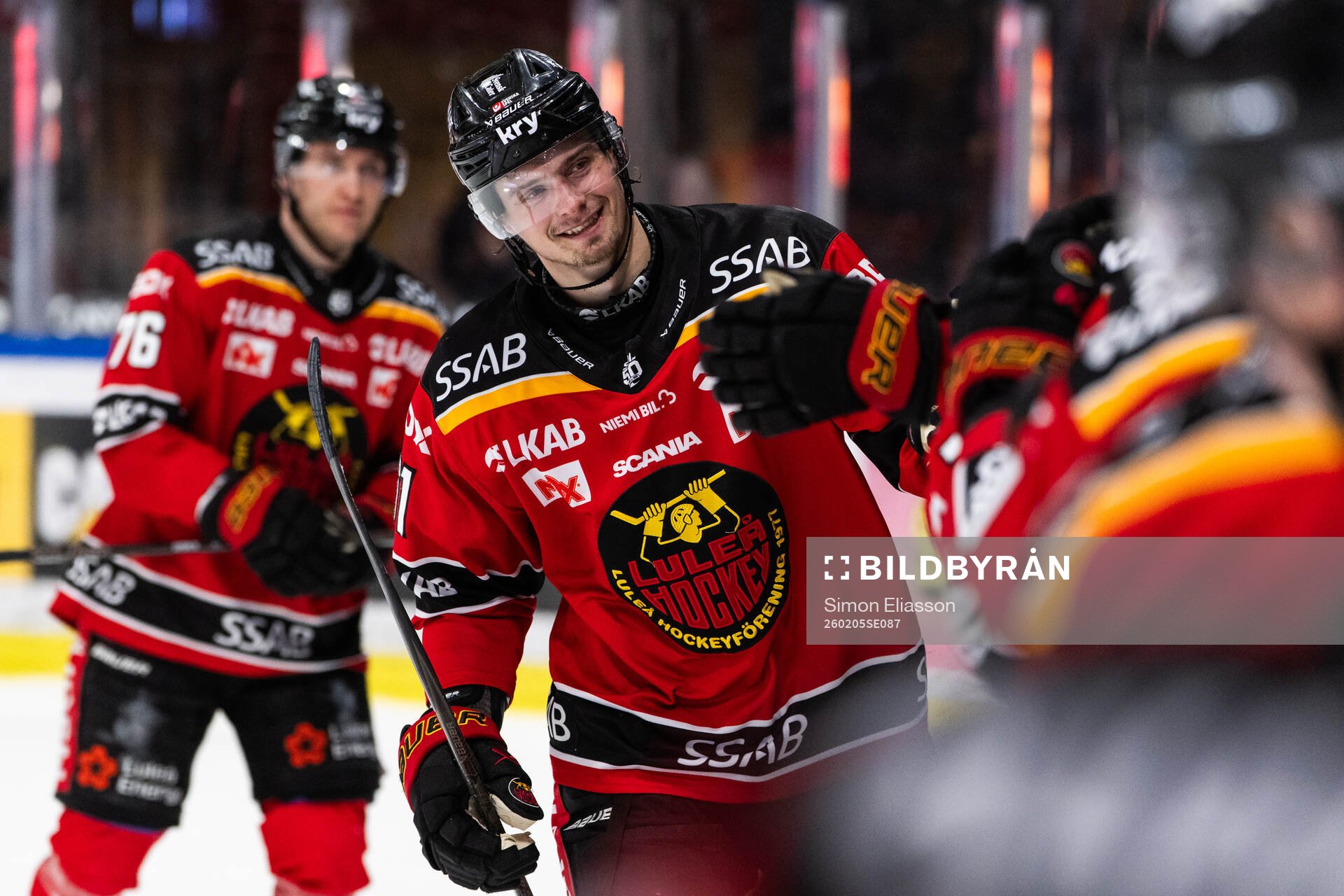 Luleås Markus Nurmi jublar
