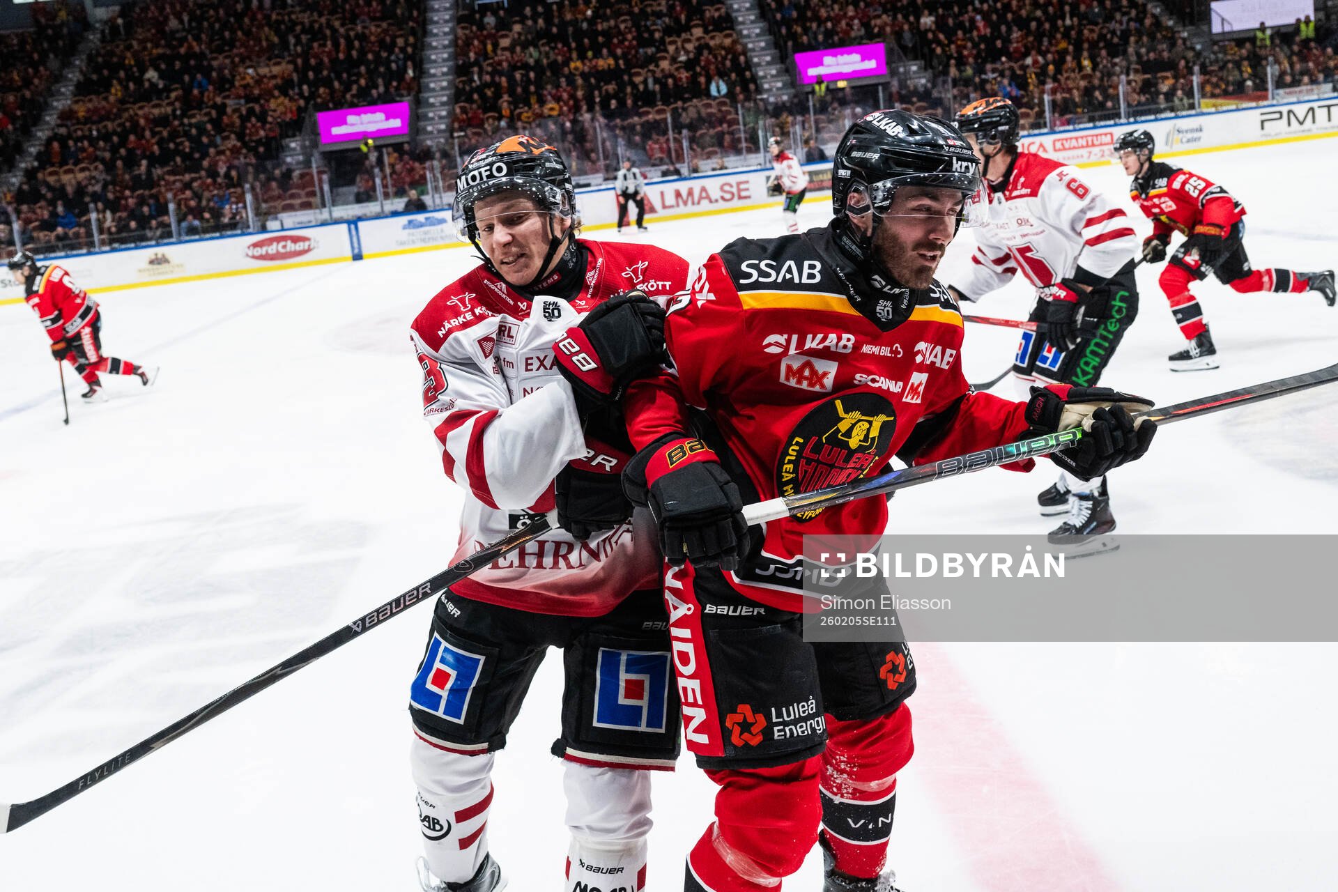 Örebros Egor Polin och Luleås Ben Tardif