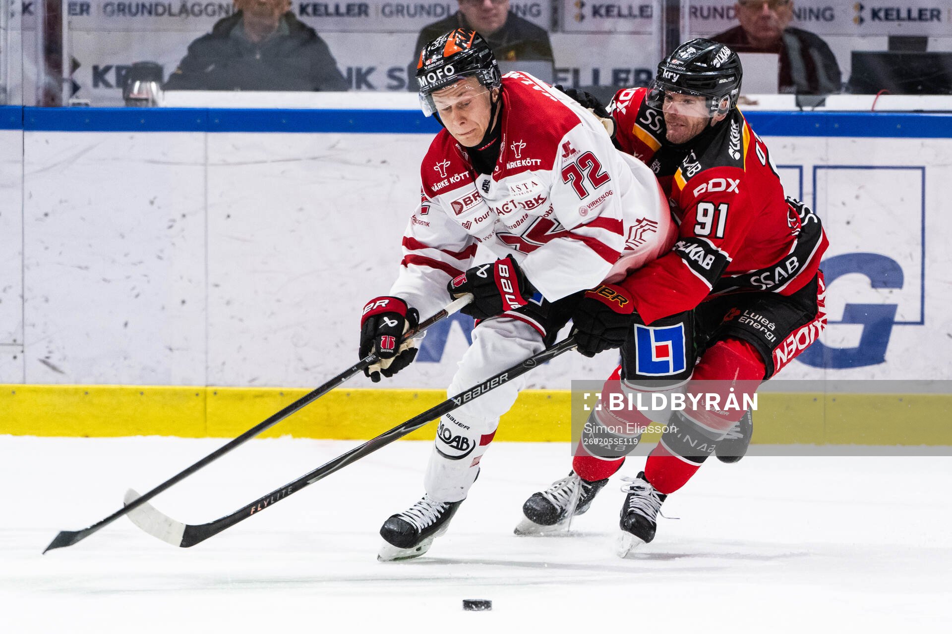 Örebros Jesse Ylönen och Luleås Brian O'Neill