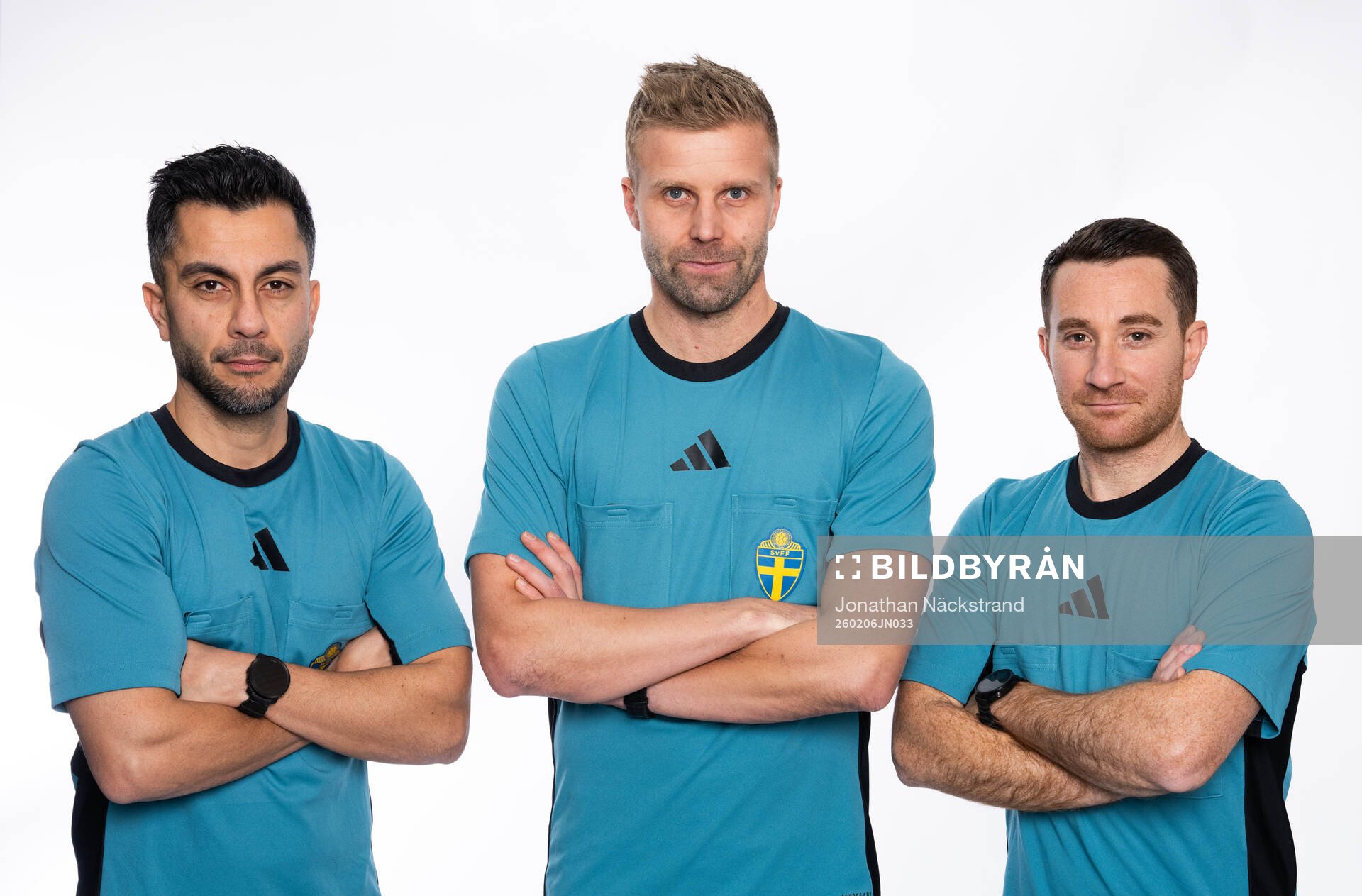Domare Mahbod Beigi, Glenn Nyberg och Andreas Söderkvist