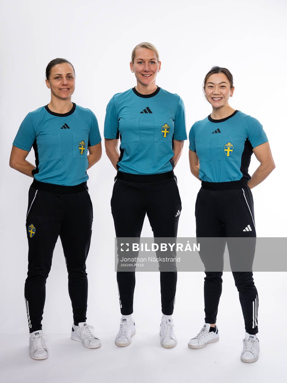Domare Almira Spahic, Tess Olofsson och Tilde Hedberg