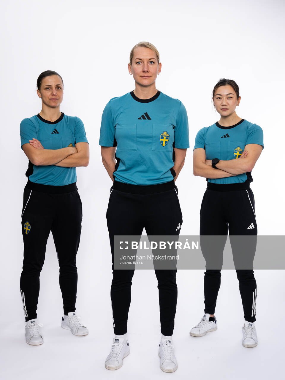 Domare Almira Spahic, Tess Olofsson och Tilde Hedberg