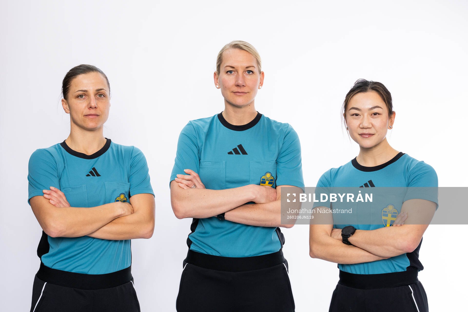 Domare Almira Spahic, Tess Olofsson och Tilde Hedberg