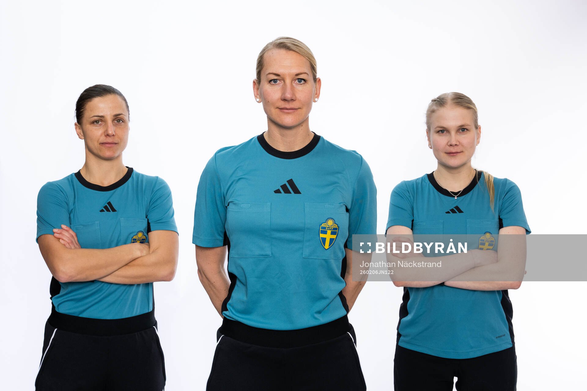 Domare Almira Spahic, Tess Olofsson och Alisa Levälampi