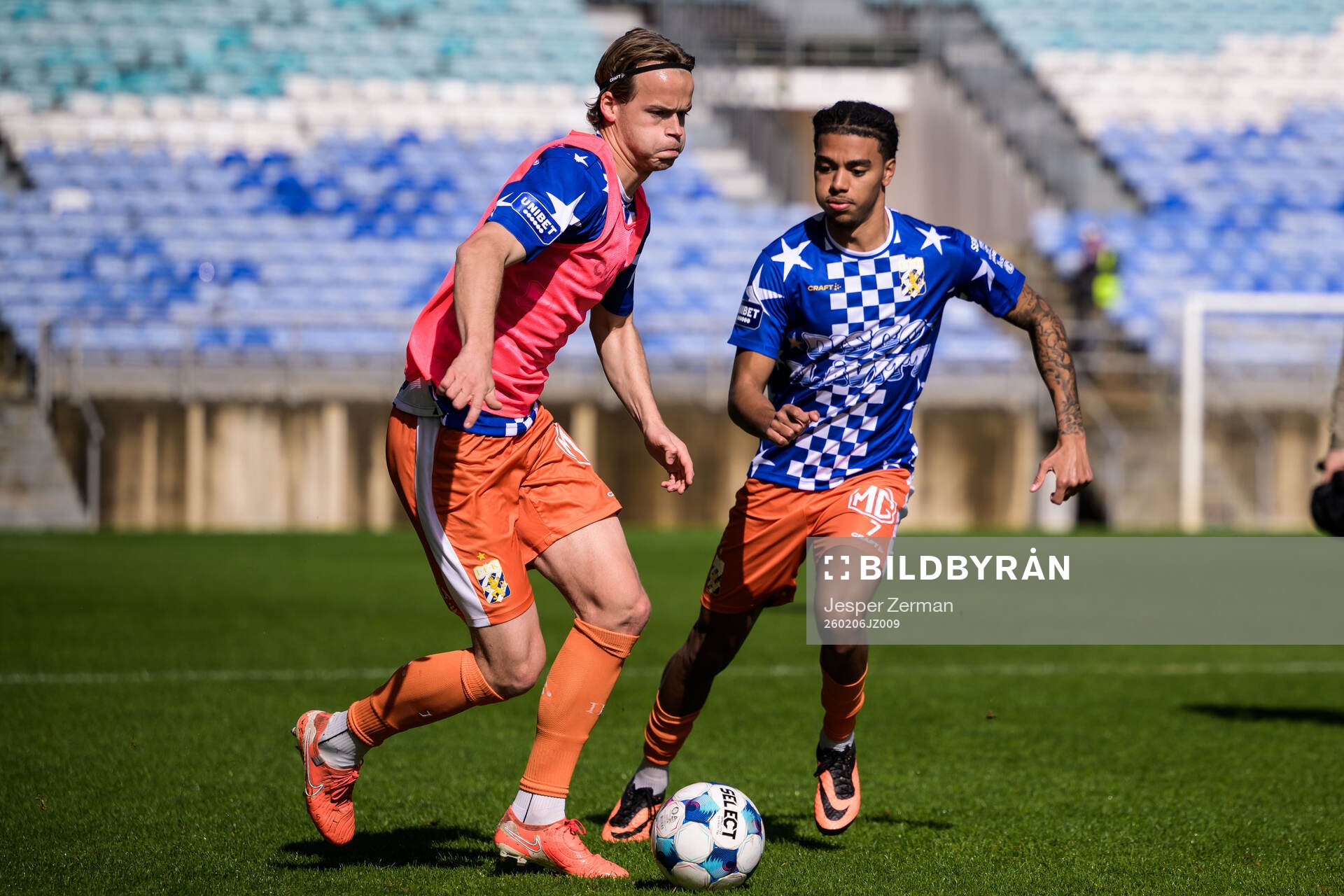 August Erlingmark and Sebastian Clemmensen of IFK Göteborg