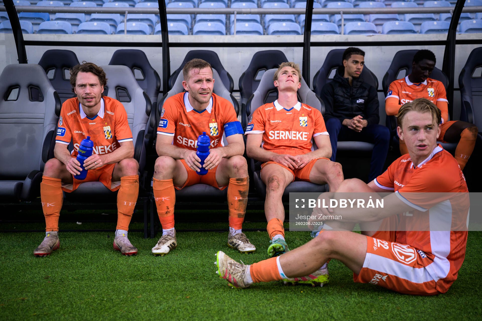 Filip Ottosson, Jonas Bager, Max Fenger and Noah Tolf of